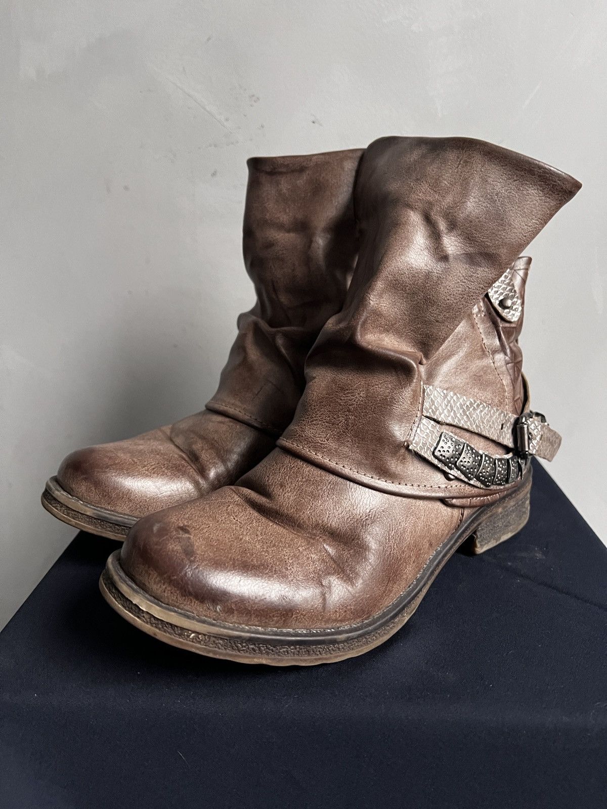 A.S.98 A.S. 98 style leather ankle japanese boots hype Size US 8 / IT 38 - 6 Thumbnail
