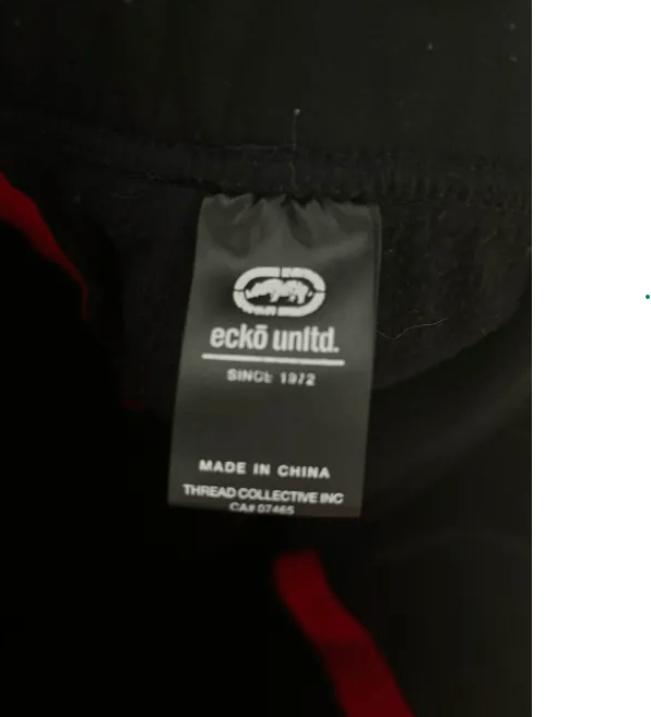 Ecko Unltd. Ecko Unltd. Men's Black and Red Joggers-tracksuits Size US 36 / EU 52 - 5 Thumbnail