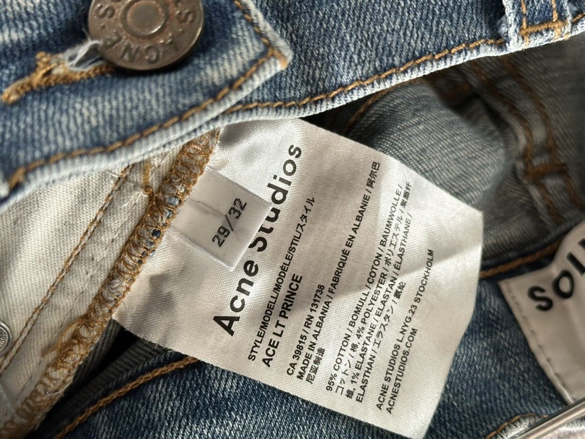 Acne Studios Acne Studios Ace LT Prince Men’s Denim 29/32 Slim Fit Size US 29 - 5 Thumbnail