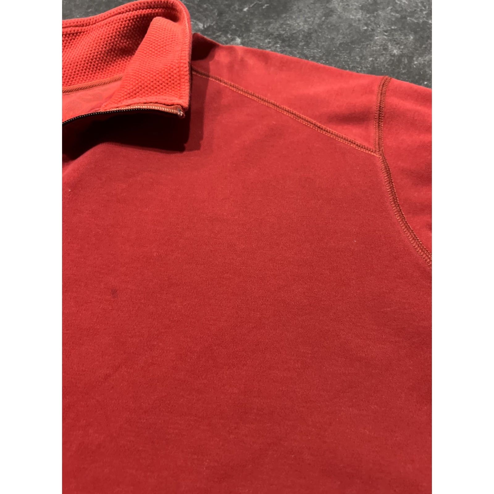 Tommy Bahama Tommy Bahama Sweater Mens 2XL Long Sleeve Red Fleece 1/4 Zip Mock Neck Pockets Pullover Size US XXL / EU 58 / 5 - 3 Thumbnail