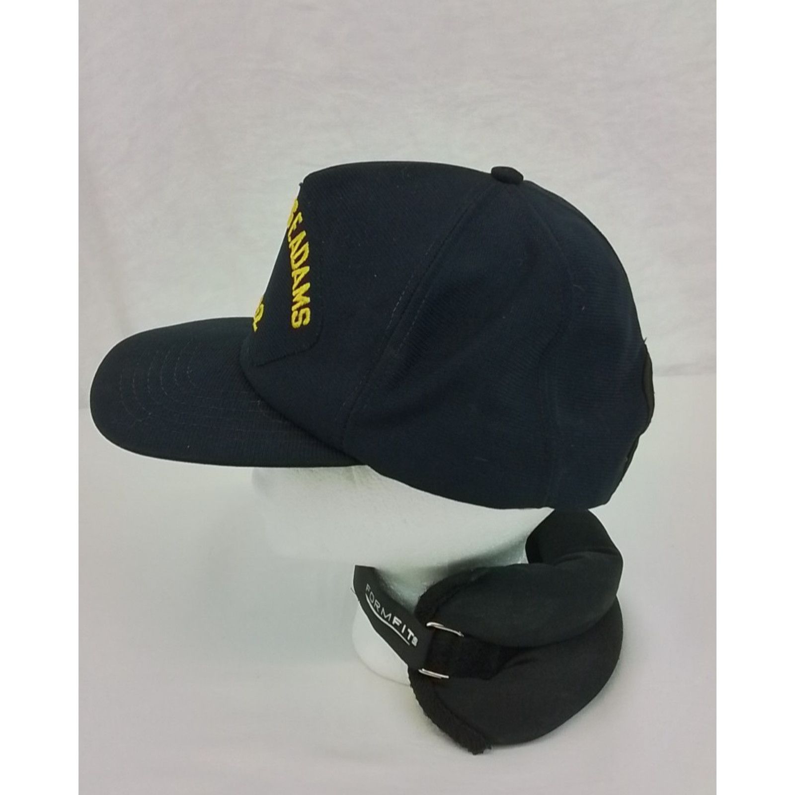 Adams USS Charles F. Adams DDG-2 Snapback Hat Navy Blue Embroidery Size ONE SIZE - 5 Thumbnail