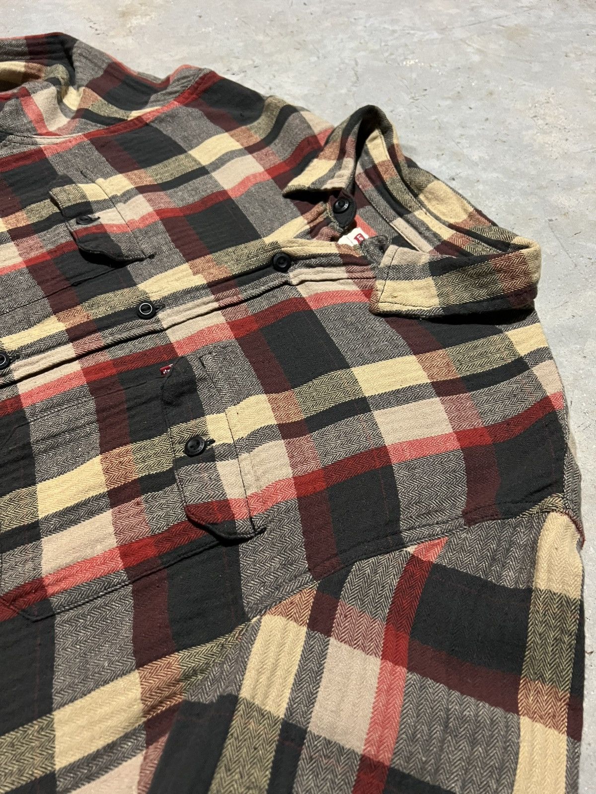 Levi's × Levi's Made & Crafted × Levi's Vintage Clothing Levi's Classic Worker Relaxed Fit Flannel Size US L / EU 52-54 / 3 - 3 Thumbnail