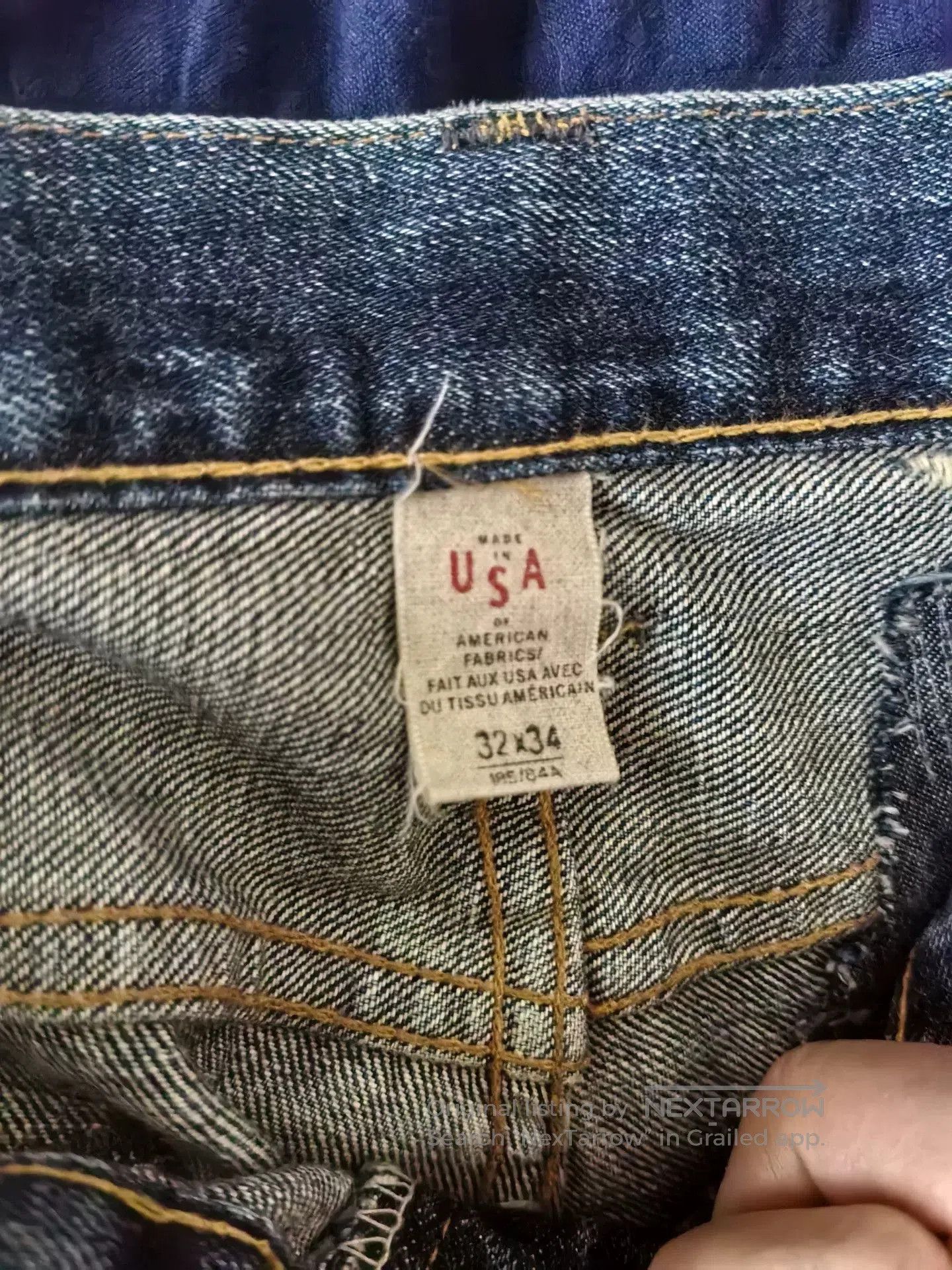 RRL Ralph Lauren RRL Slim Fit Distressed Jeans. Size US 33 - 5 Thumbnail