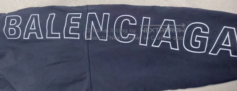 Balenciaga Balenciaga Letter Printed Hooded Long Sleeve Sweatshirt Size US M / EU 48-50 / 2 - 3 Thumbnail