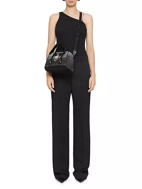 Givenchy o1srvl11e1224 Size: OS/Mini Antigona Lock Bag in Black Size ONE SIZE - 4 Thumbnail