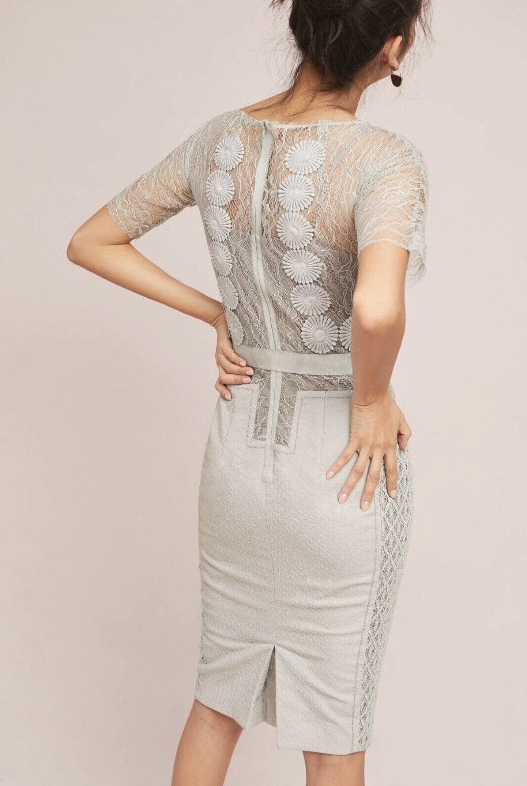 Anthropologie Anthropologie Beguile by Byron Lars Carissima gray Dress 2P Size XS / US 0-2 / IT 36-38 - 2 Thumbnail