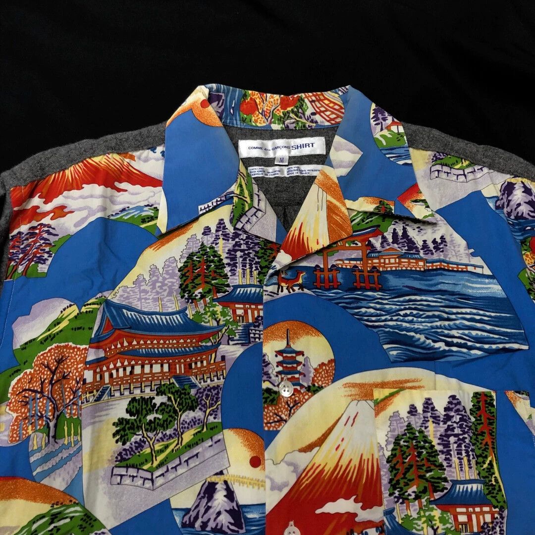 Comme des Garcons CDG 99aw Mount Fuji Felted Wool Shirt (M) Size US M / EU 48-50 / 2 - 4 Thumbnail