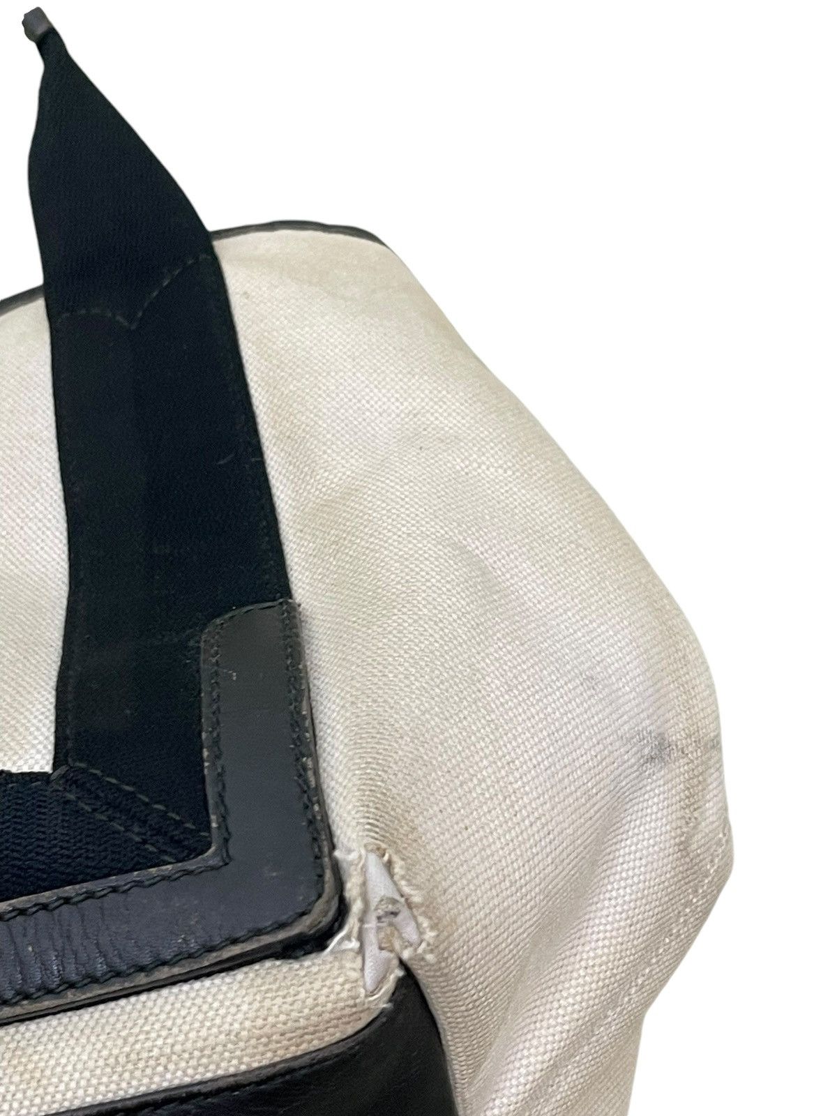 Balenciaga Balenciaga Paris Cotton Canvas Leather Tote Bag 9🟩 Size ONE SIZE - 16 Thumbnail