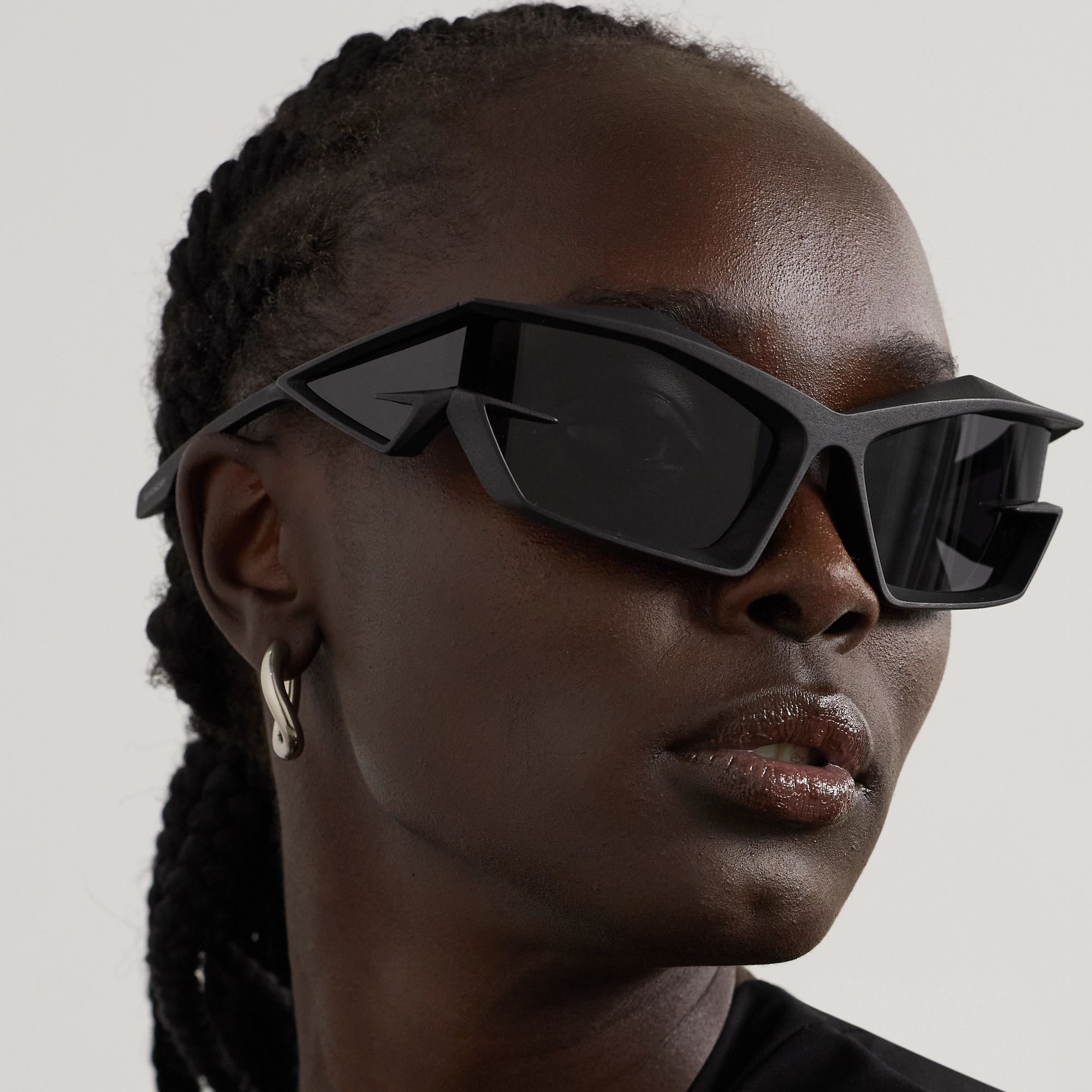 Givenchy Givenchy Giv Cut Shield Sunglasses Black Unisex Size ONE SIZE - 3 Thumbnail