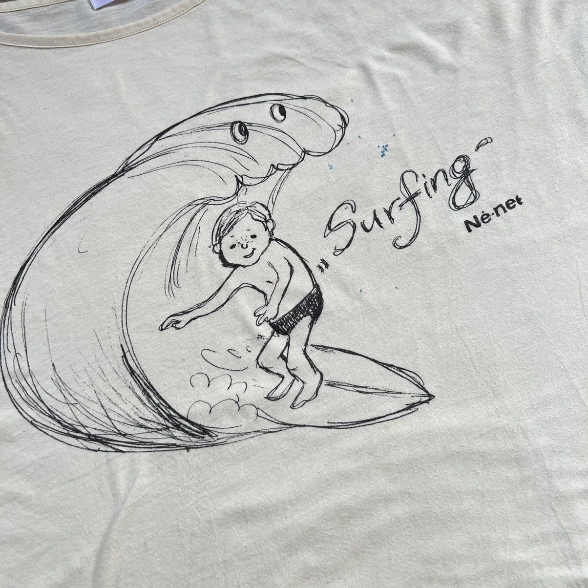 Issey Miyake Ne-Net By Issey Miyake Surfing Printed Oversize Shirt Size M / US 6-8 / IT 42-44 - 3 Thumbnail