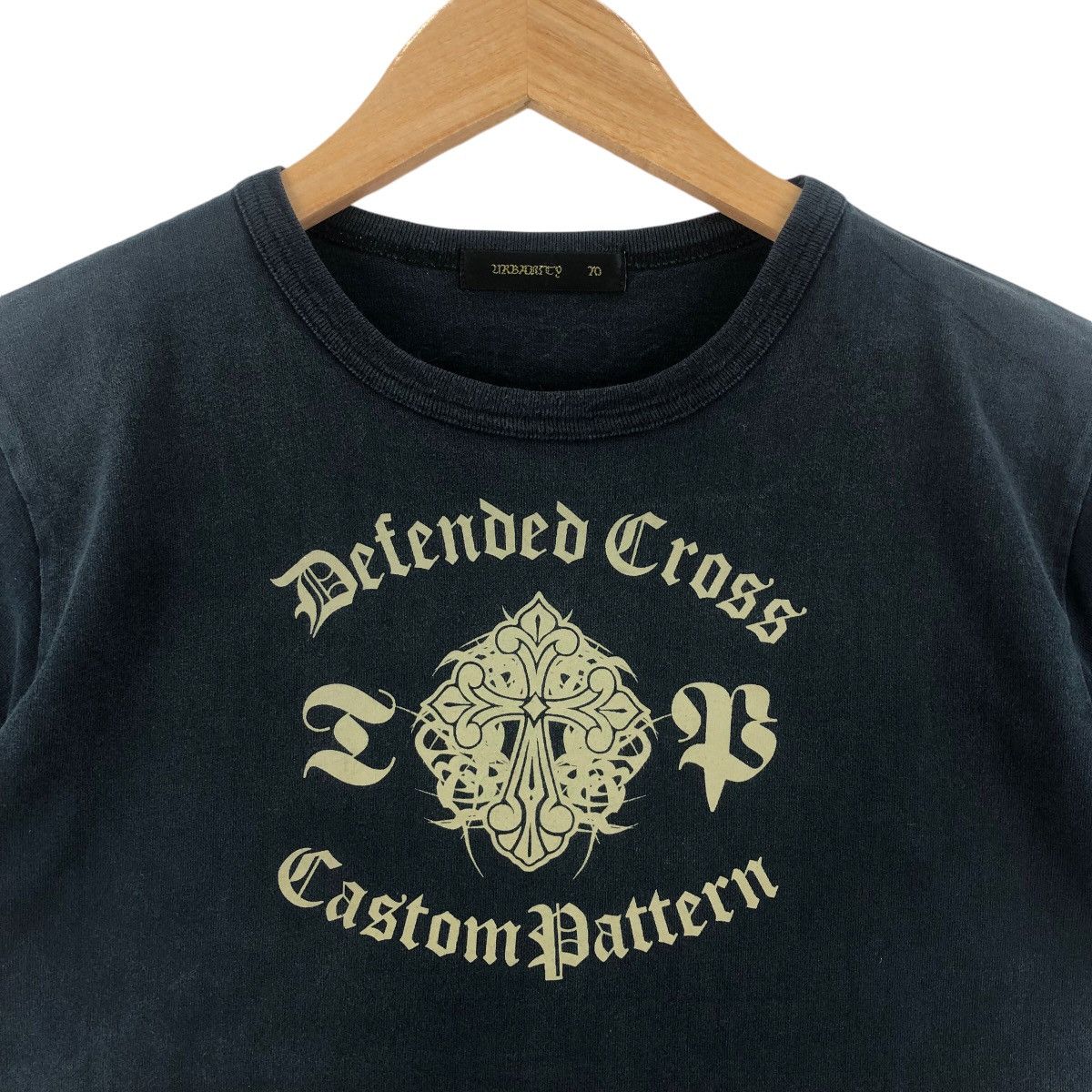 Japanese Brand × Vintage Vintage Defended Cross Custom Pattern Carved Stone Grotesque Size US M / EU 48-50 / 2 - 2 Thumbnail