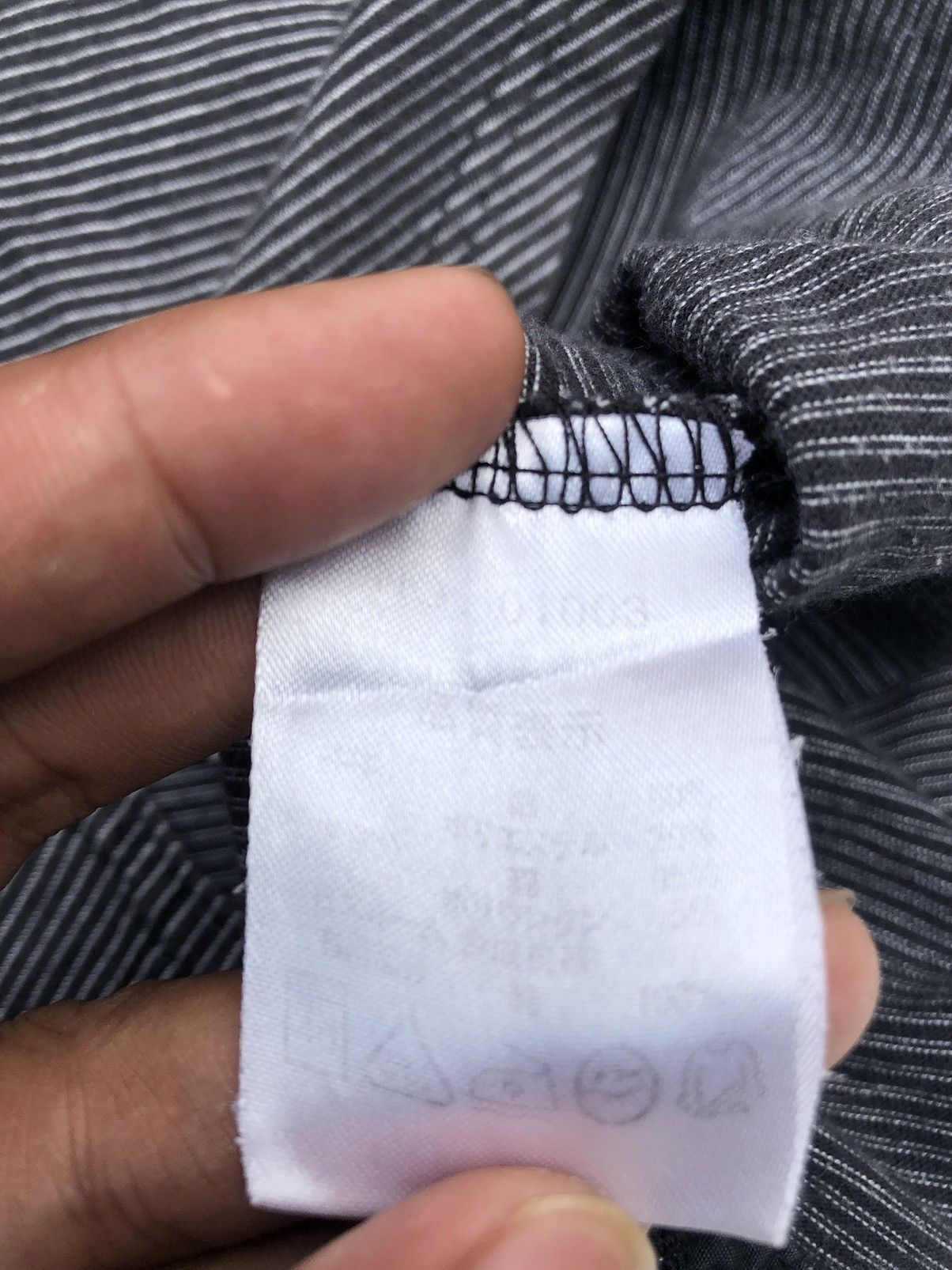 Yohji Yamamoto Vintage SacsnyYsaccs Patchwork by Yohji Yamamoto Stripe Size US L / EU 52-54 / 3 - 7 Thumbnail