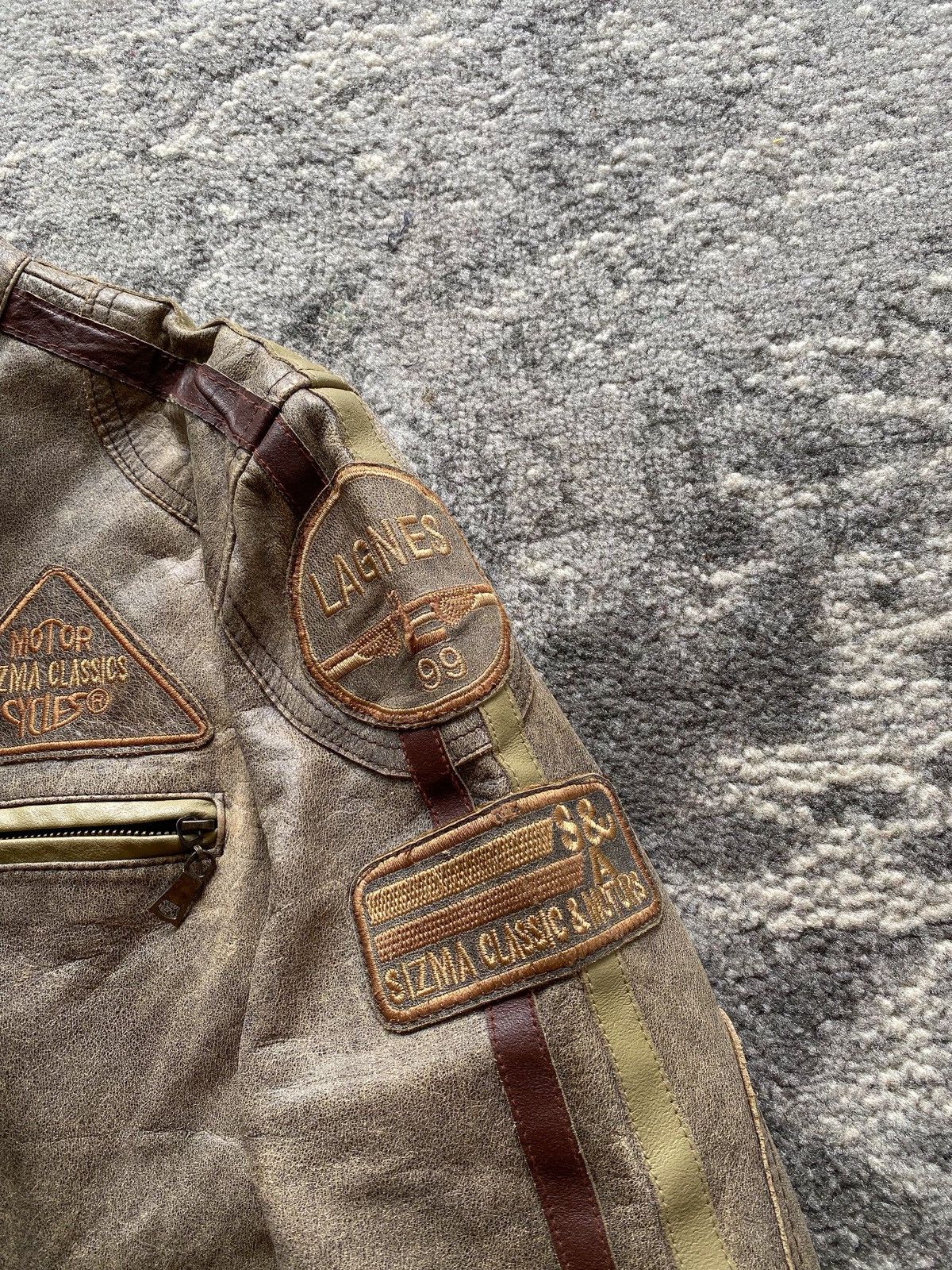 14th Addiction Vtg Sizma london Bikers Leather Jacket Size US L / EU 52-54 / 3 - 5 Thumbnail