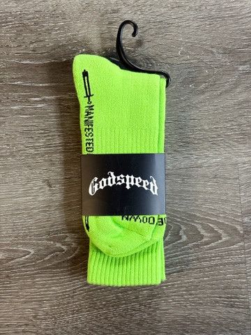 Godspeed Godspeed "Logo" Socks (Green) Size ONE SIZE - 2 Thumbnail