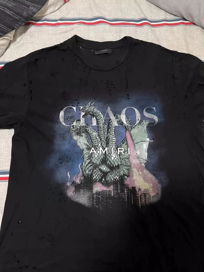 Amiri AMIRI Kidora three-headed dragon short sleeves 2501-Nextarr Size US XL / EU 56 / 4 - 1 Thumbnail