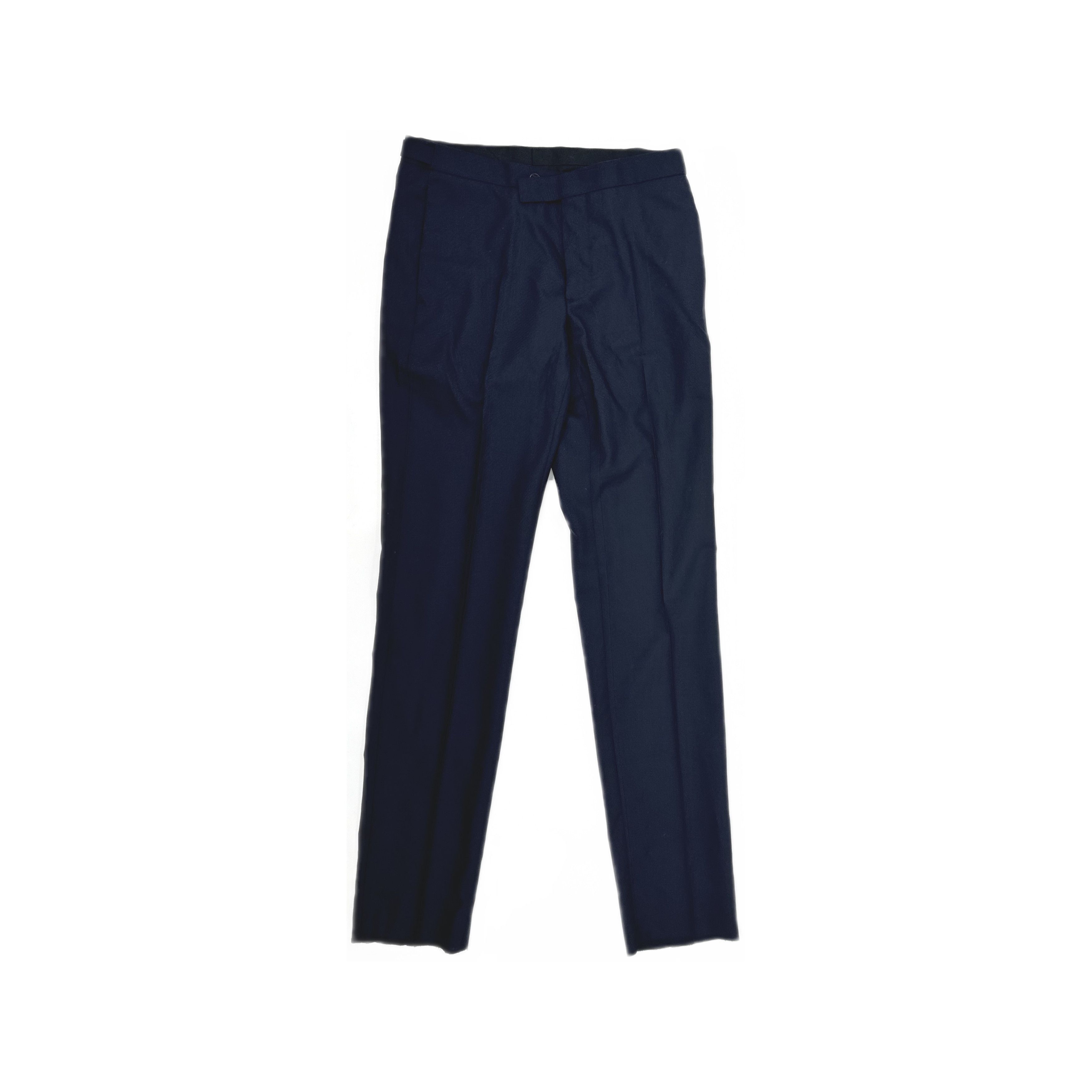 Dior Dior Uniforme Navy Wool Trousers Size 46 Size 36R - 1 Thumbnail