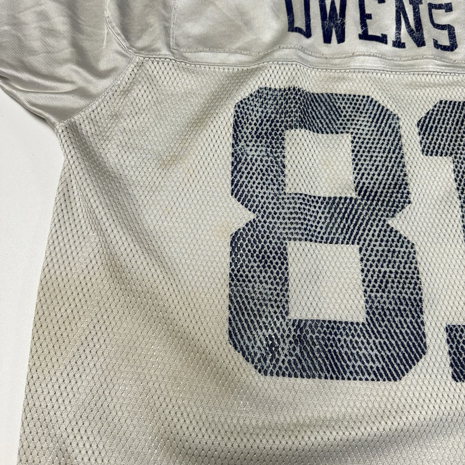 NFL Dallas Cowboys Terrell Owens Jersey Mens L White Vintage Ree Size US L / EU 52-54 / 3 - 13 Thumbnail