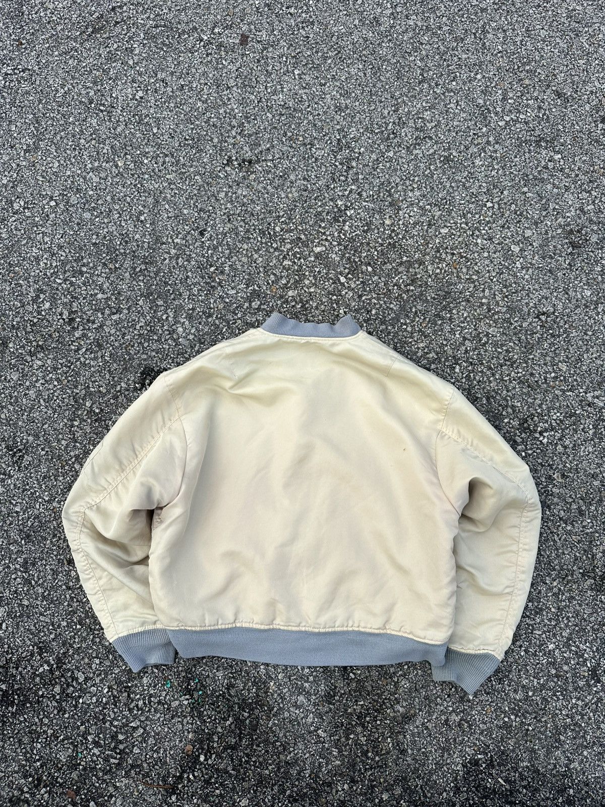 Vintage 🪖Vintage Sun Faded MA-1 Man Intermediate Bomber Jacket Size US M / EU 48-50 / 2 - 9 Thumbnail