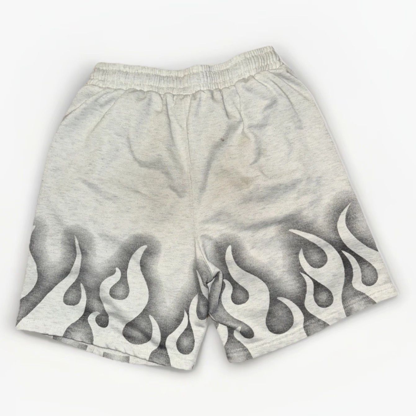 Vintage Athletics Sweat Shorts Gray Flame Graphic Men’s S 28” Streetwear Athletic 28" Inseam Elastic Waist Mens Size US 28 / EU 44 - 4 Thumbnail