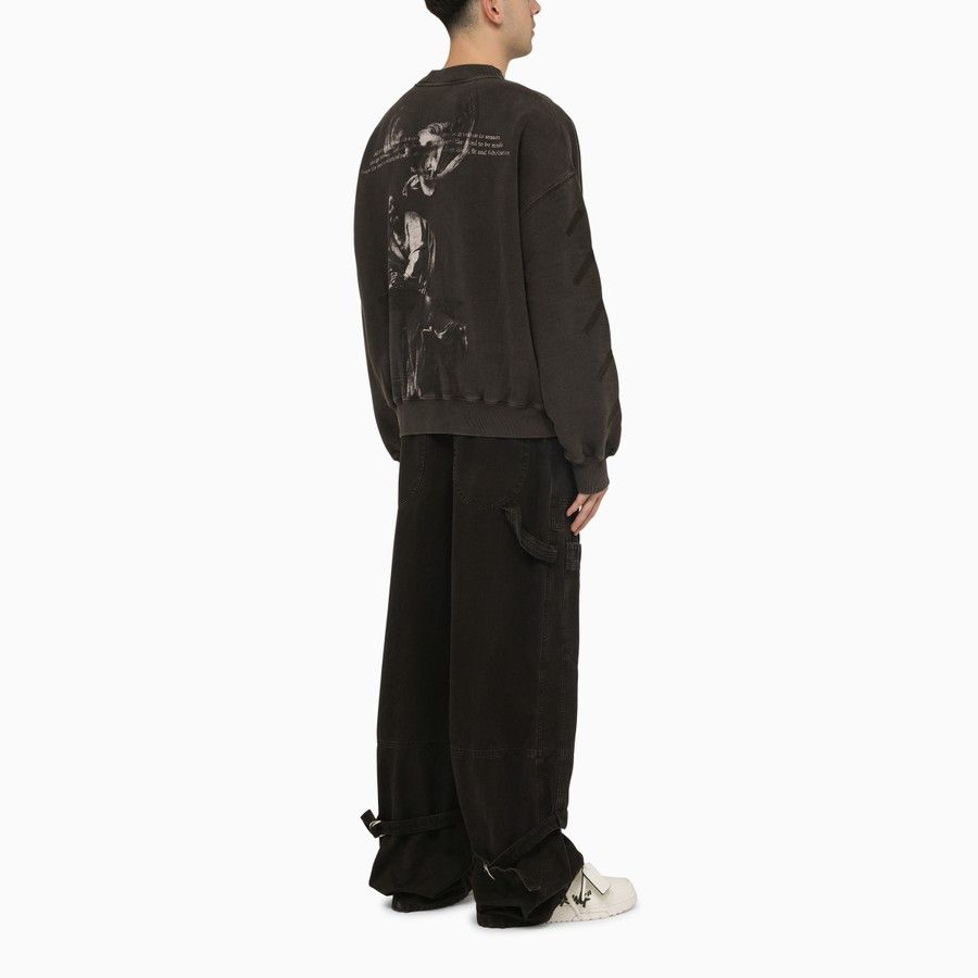 Off-White o1d2blof0224 Sweatshirt in Black Size US L / EU 52-54 / 3 - 2 Thumbnail