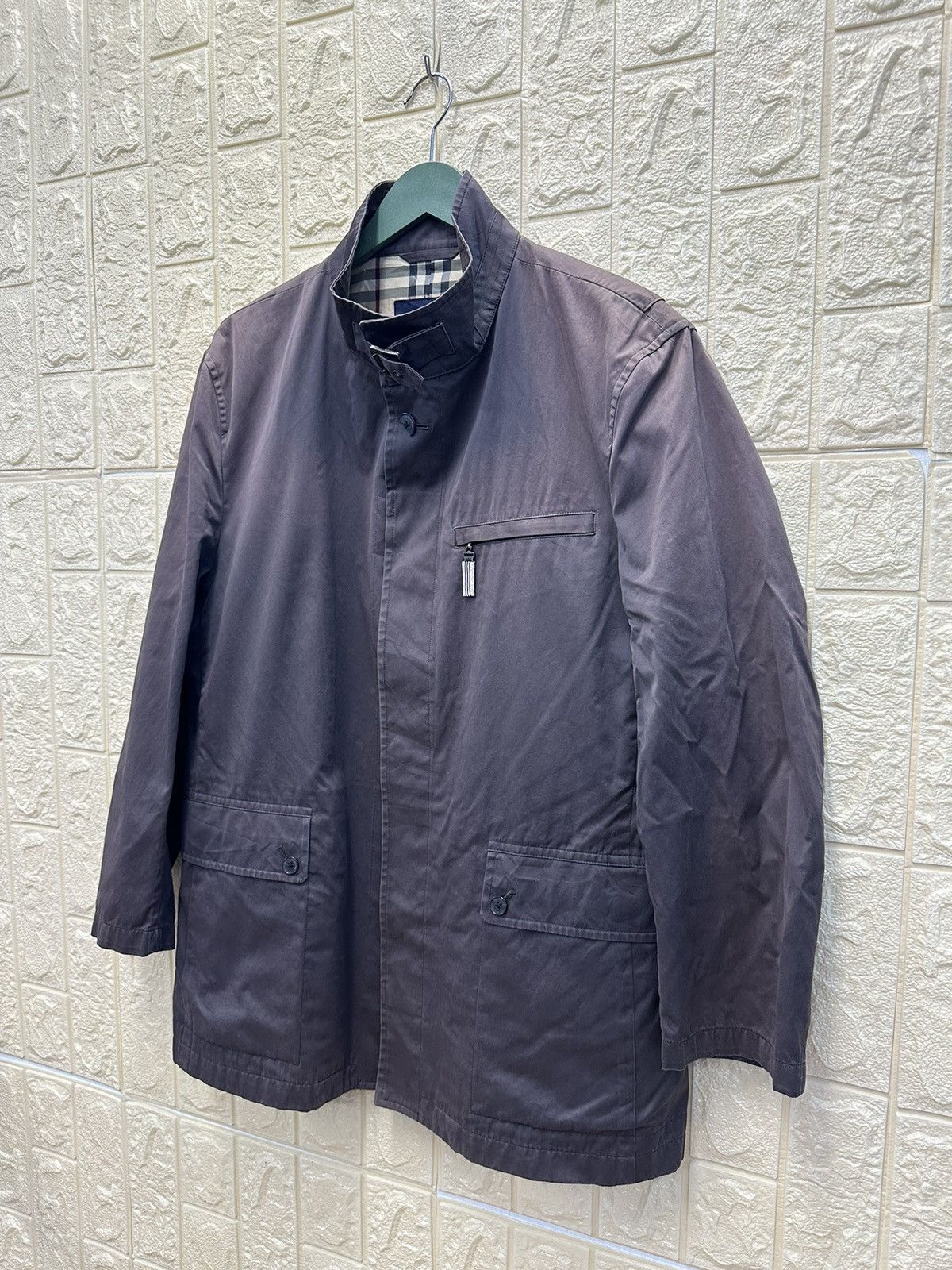 Burberry × Vintage Vintage Burberry Novacheck Sunfaded Jacket MJ28 Size US M / EU 48-50 / 2 - 2 Thumbnail