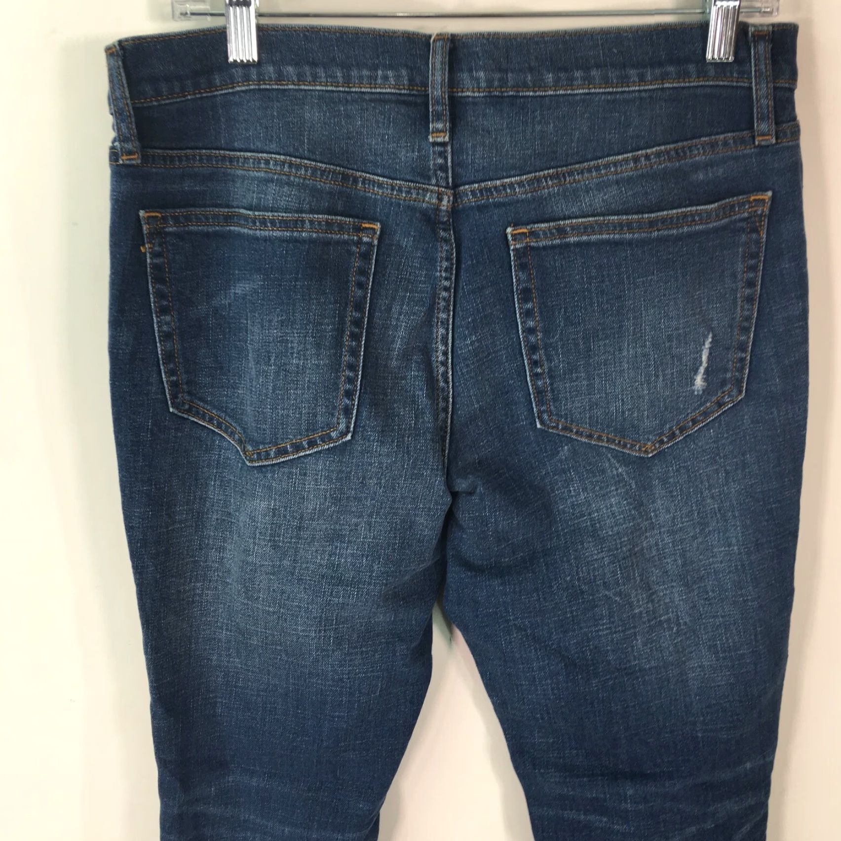 Gap VINTAGE Gap 1969 Womens Girlfriend Jeans Denim Distressed Blue 29 Regular 32W 26L Womens (Mens? No) Girls? Gender: Women. Size 29" - 4 Thumbnail