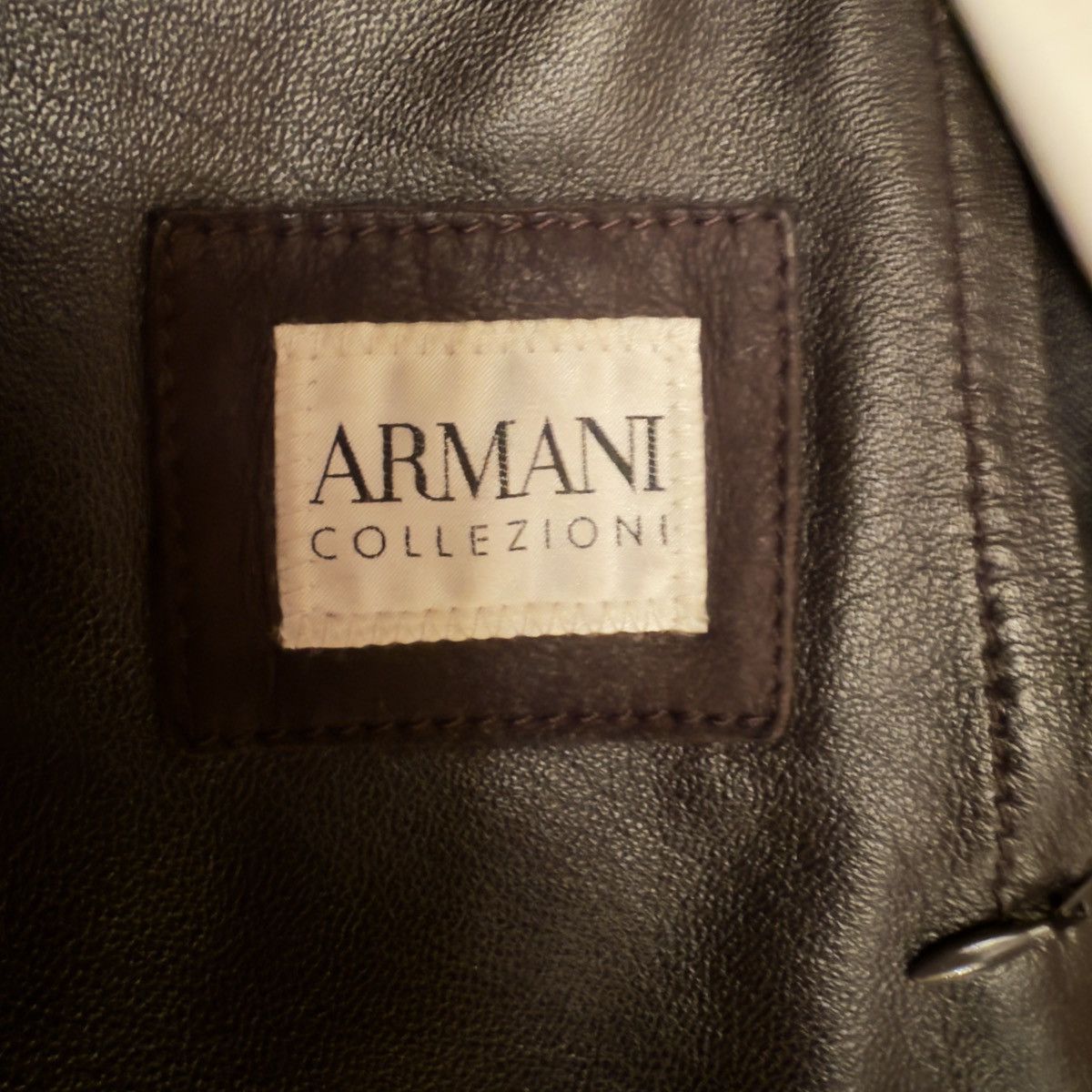 Armani Collezioni Armani Collezioni 100% Sheepskin Shearling Leather Jacket Size US L / EU 52-54 / 3 - 8 Thumbnail