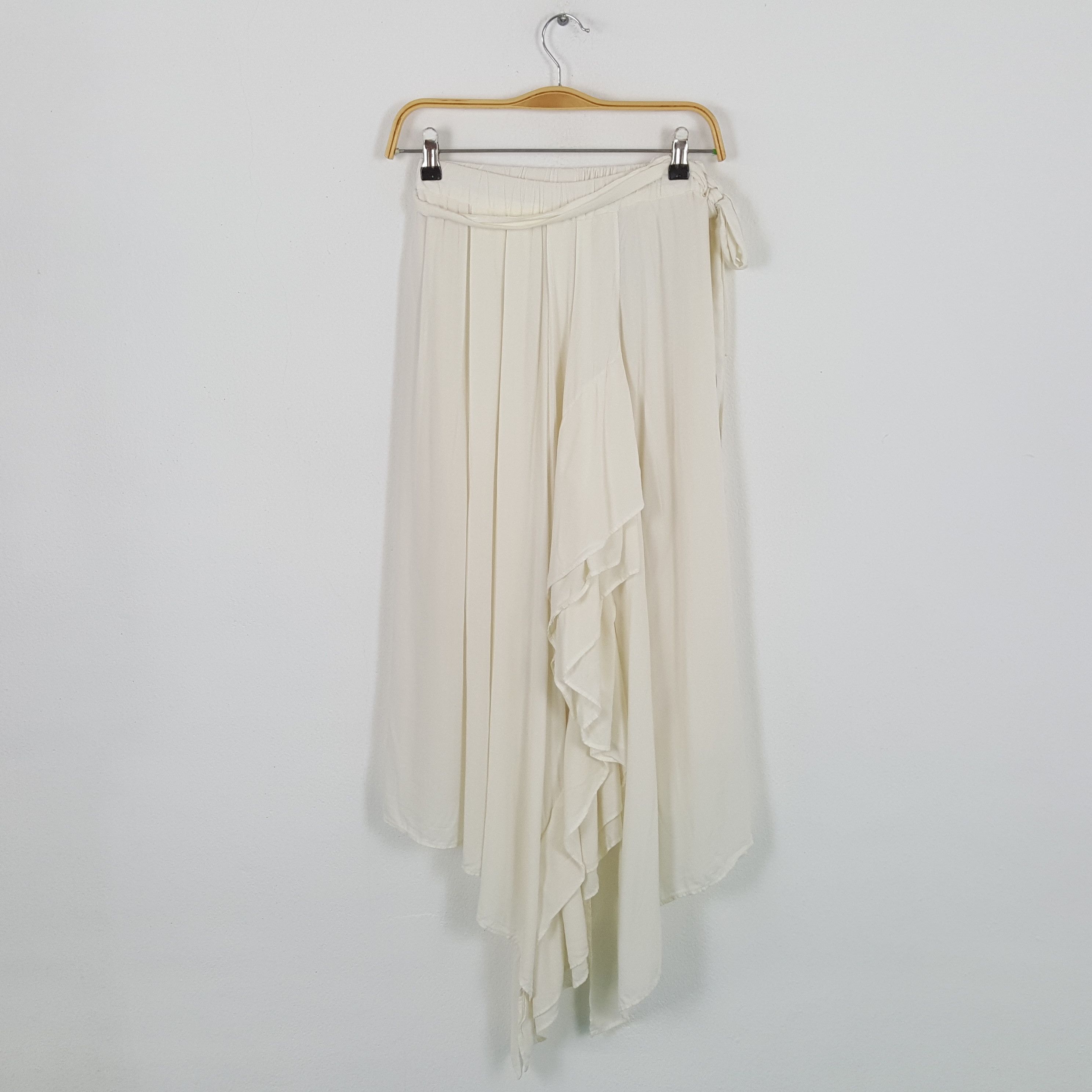 image of G O A T Crew Vintage Natural Vintage G.o.a Japanese Punk Style Skirts in White, Women's (Size 23)