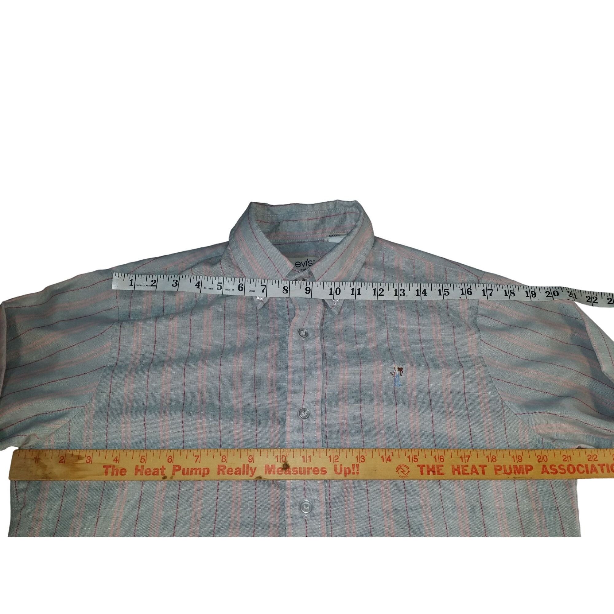 Levi's Vintage Levi's Button Up Shirt Sz M - Tall Striped 80s Every Size US M / EU 48-50 / 2 - 4 Thumbnail