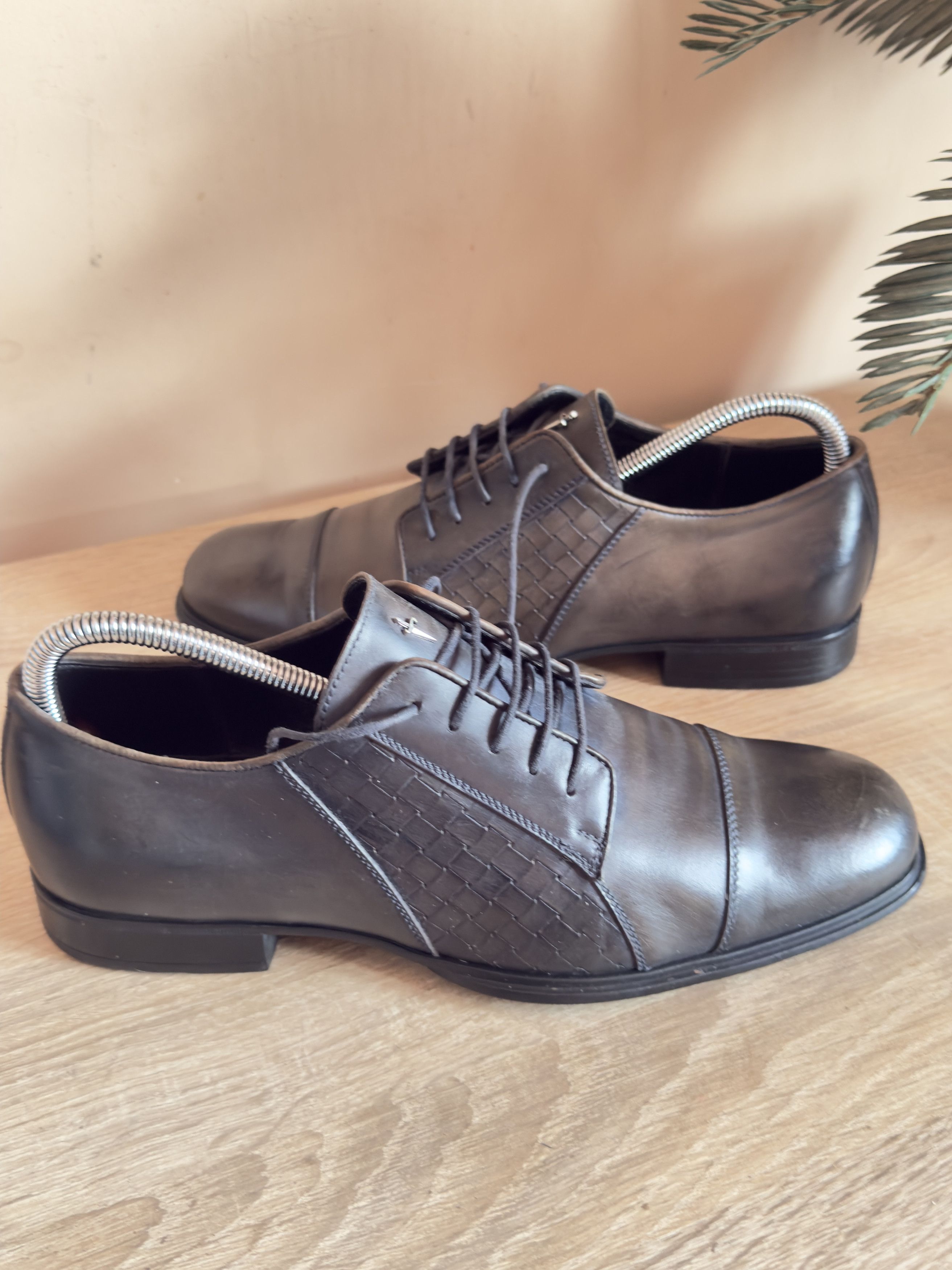 Paciotti Cesare paciotti derby leather shoes fit 40/41 EU 7 / 7.5 US Size US 7 / EU 40 - 5 Thumbnail