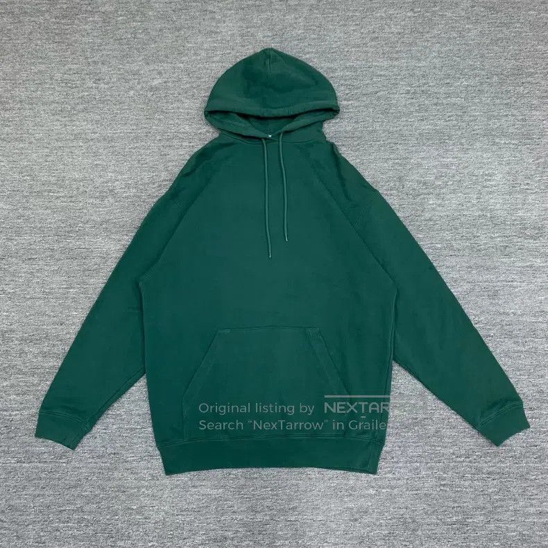 Balenciaga Balenciaga Green Back Logo Hoodie Sweatshirt Size US M / EU 48-50 / 2 - 1 Thumbnail