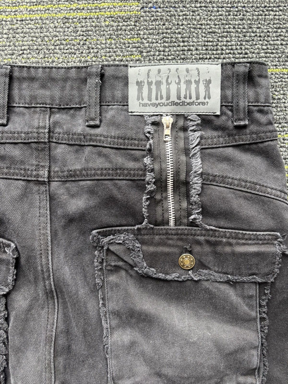 Other Zippered distressed denim Size US 34 / EU 50 - 4 Thumbnail