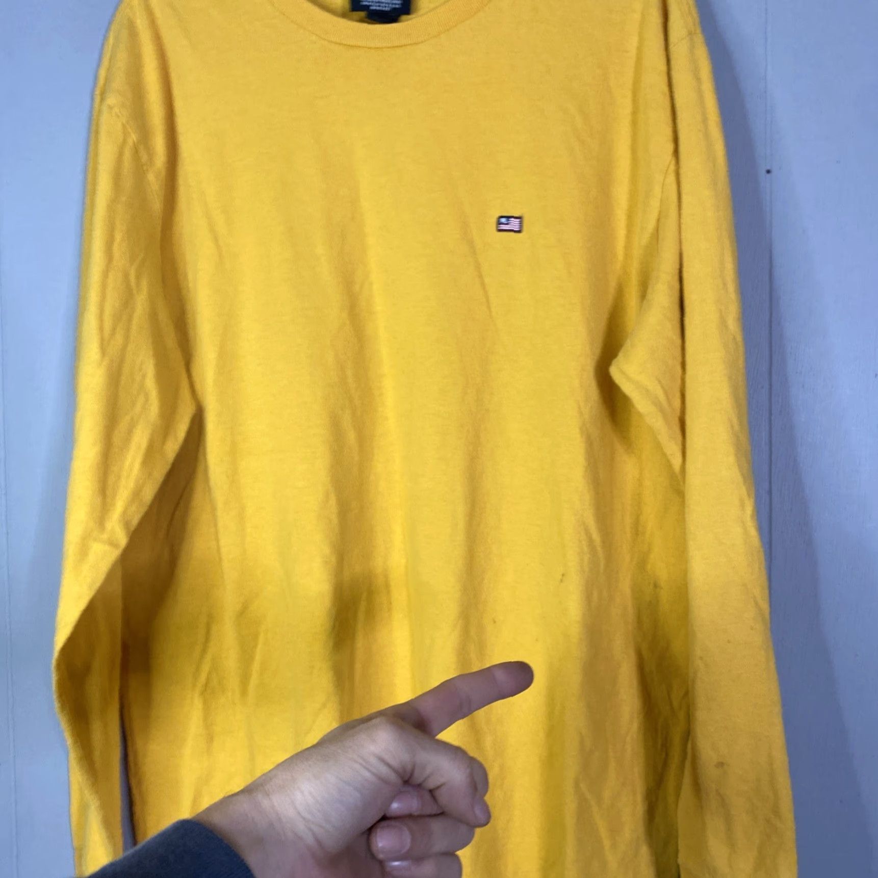 Ralph Lauren VINTAGE Ralph Lauren Polo Jeans Co Long Sleeve Shirt M Mens Yellow 90s Y2K Size US M / EU 48-50 / 2 - 4 Thumbnail