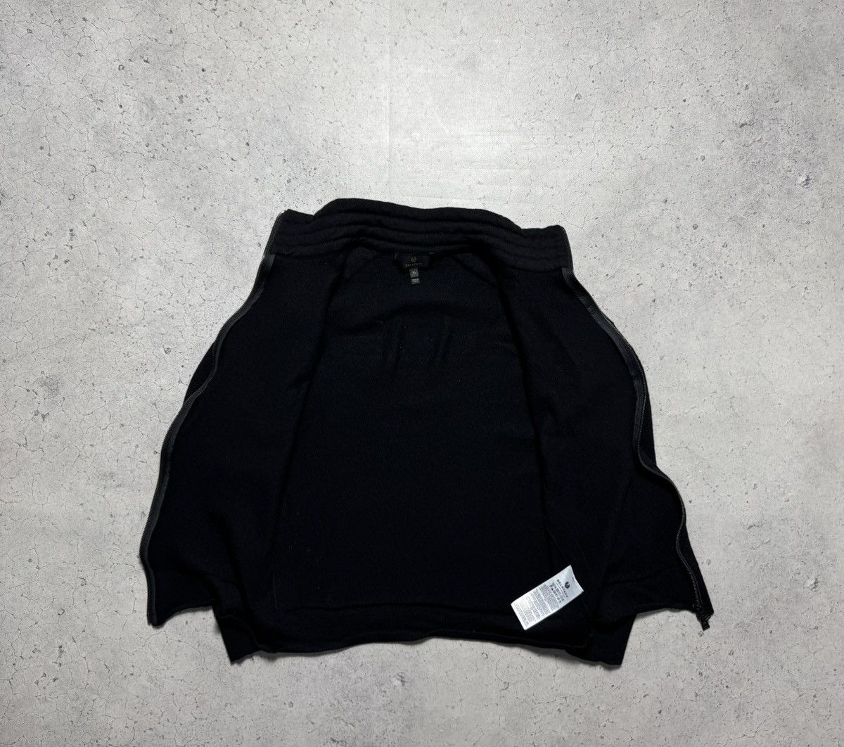 Belstaff Belstaff Women’s Wool Sweater 1/4 Zip Black Nylon Size XL Size XL / US 12-14 / IT 48-50 - 5 Thumbnail