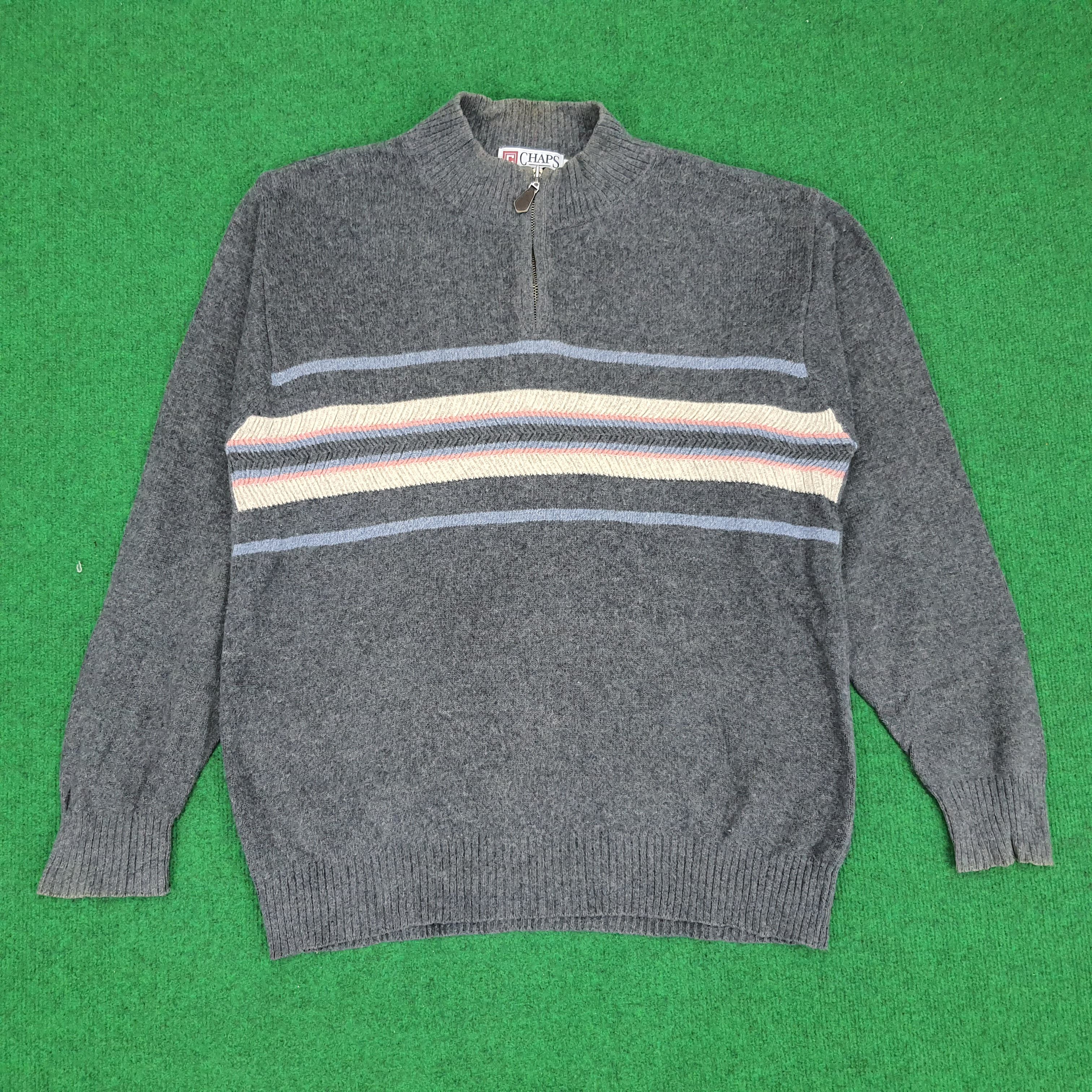 Chaps × Chaps Ralph Lauren Vintage Chaps Ralph Lauren Half Zipper Sweatshirt Size US XXL / EU 58 / 5 - 1 Thumbnail