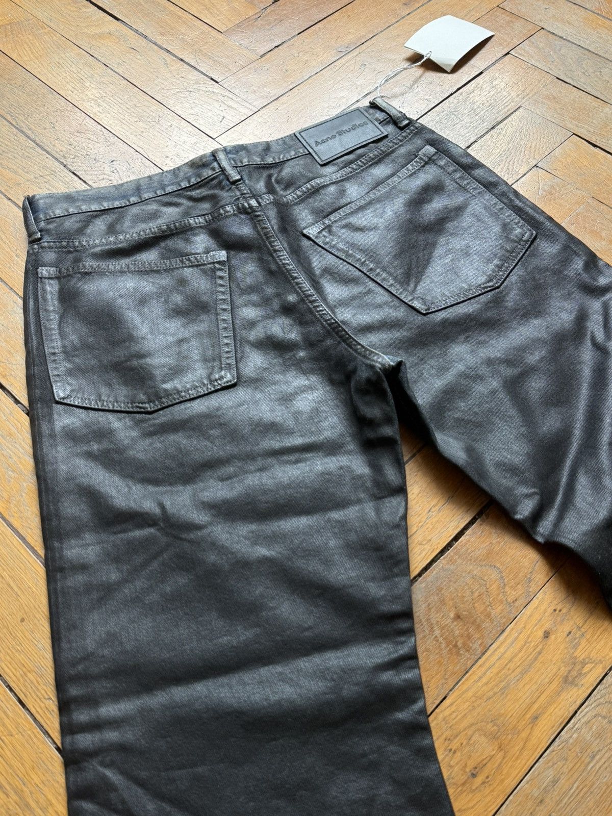 Acne Studios NWT - 2010M Charcoal leather Size US 31 - 4 Thumbnail