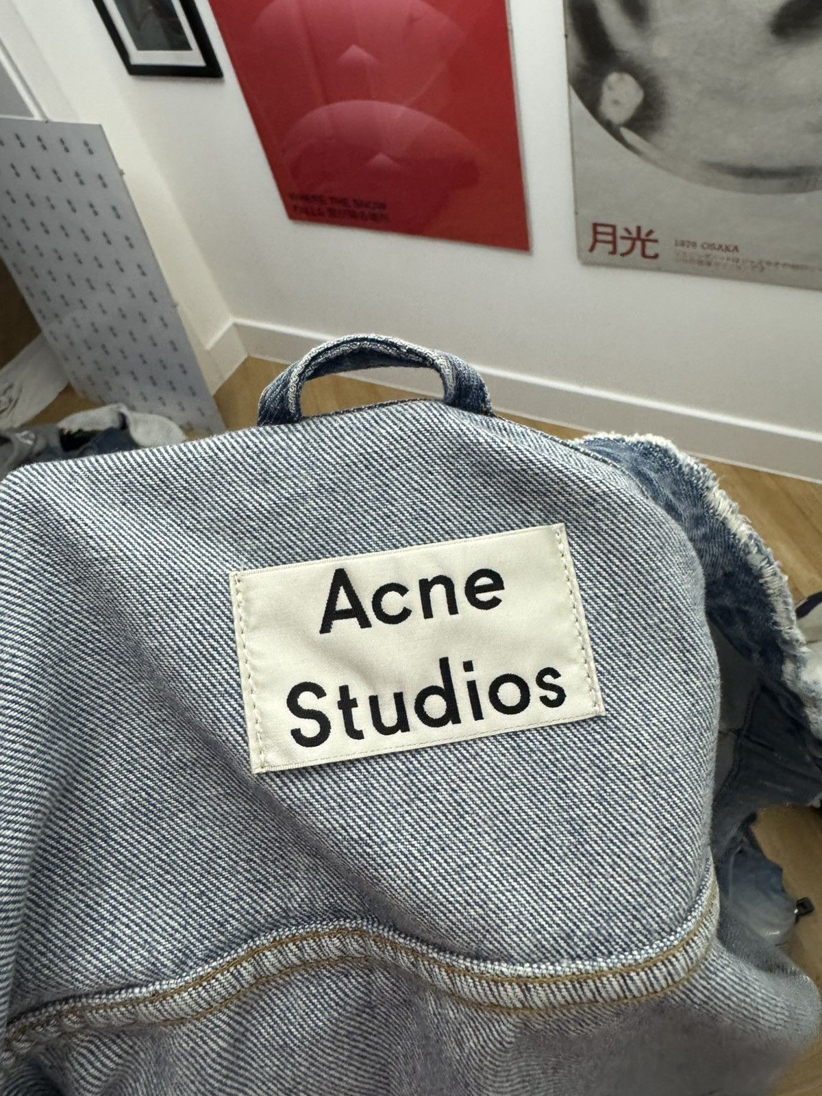 Acne Studios Acne Studios Who Ind Fray Denim Jacket Trucker Jeans Rare Size US M / EU 48-50 / 2 - 5 Thumbnail