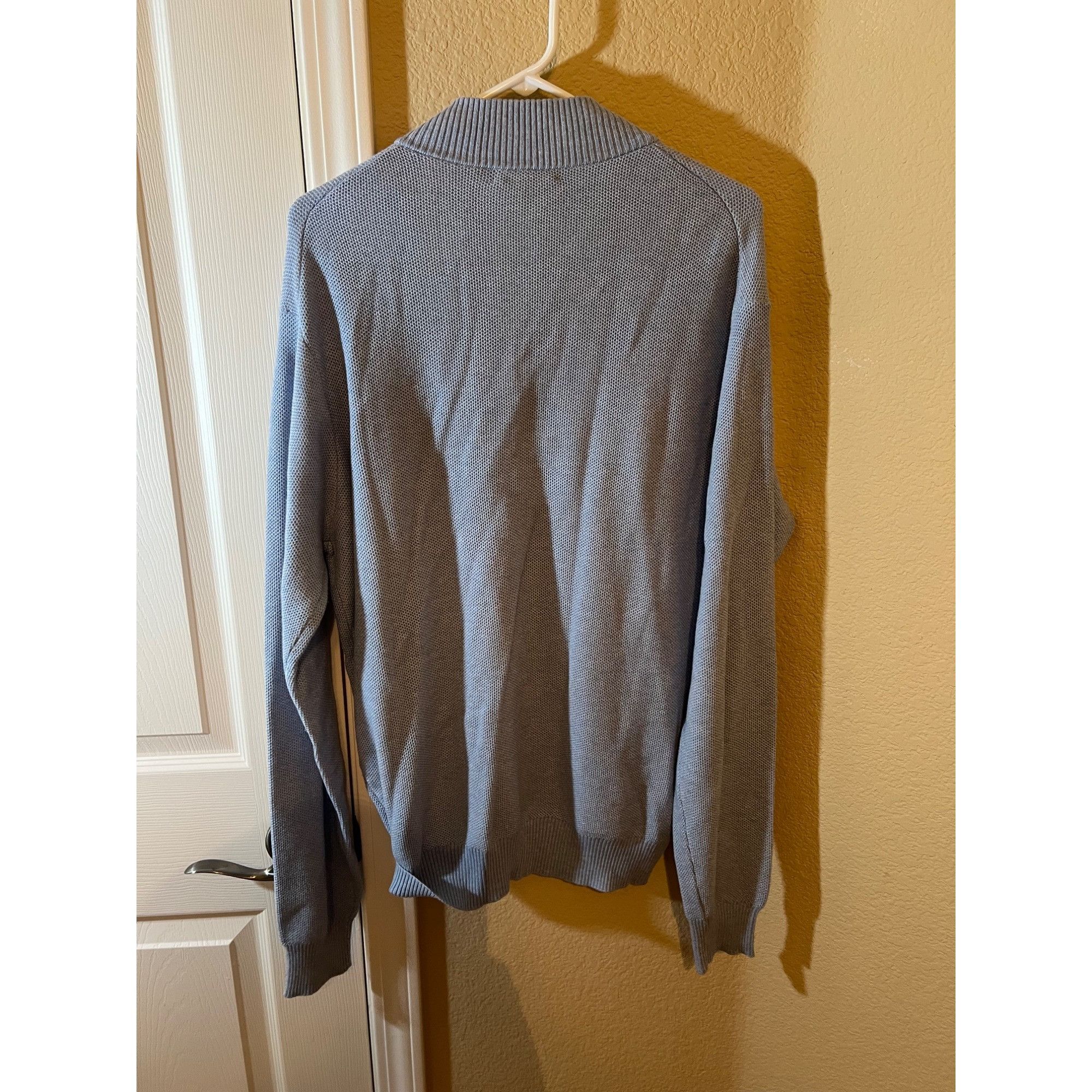 Peter Millar Peter MIllar Cotton Wool Blend 1/4 Zip Pullover - Size L Size US L / EU 52-54 / 3 - 4 Thumbnail