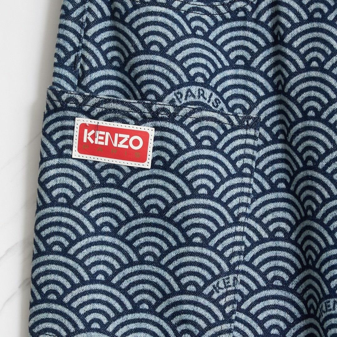 Kenzo Kenzo Men's Ripple Straight Jeans Size US 30 / EU 46 - 3 Thumbnail