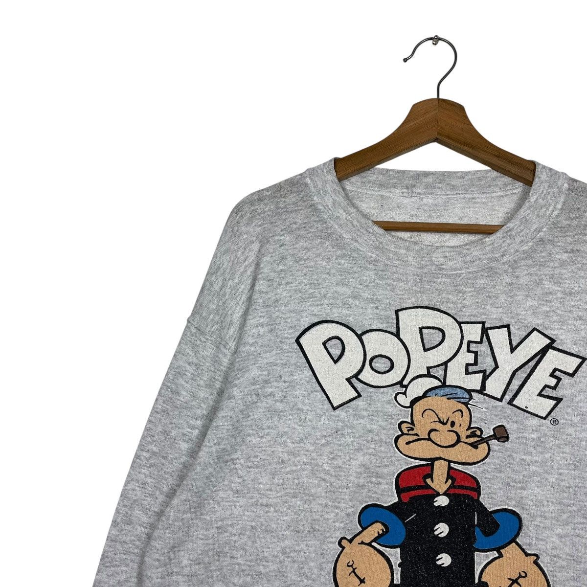 Vintage Vintage 90s Popeye Big Print Crewneck Sweatshirt Size US M / EU 48-50 / 2 - 6 Thumbnail