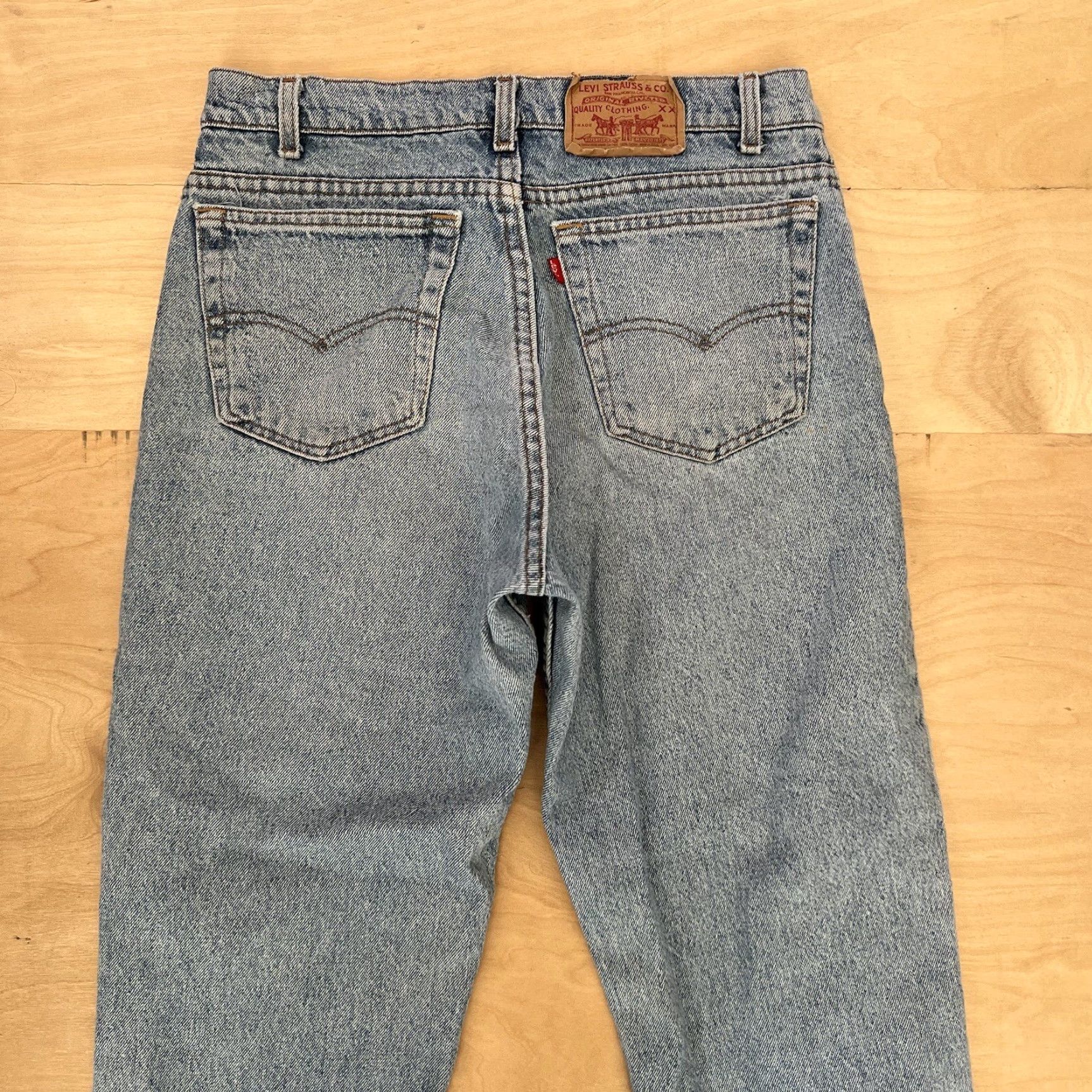 Levi's Vintage Levis 550 Jeans 32 Blue 90s Western USA Levi's Silvertab Straight Denim Jeans Mens ID:32x29 Size US 32 / EU 48 - 7 Thumbnail