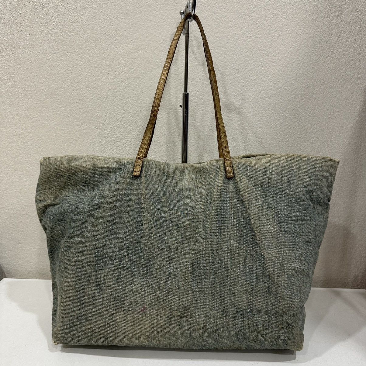 Fendi ‼️LASTDROP‼️ FENDI EMBROIDERED DENIM TOTE BAG Size ONE SIZE - 2 Thumbnail