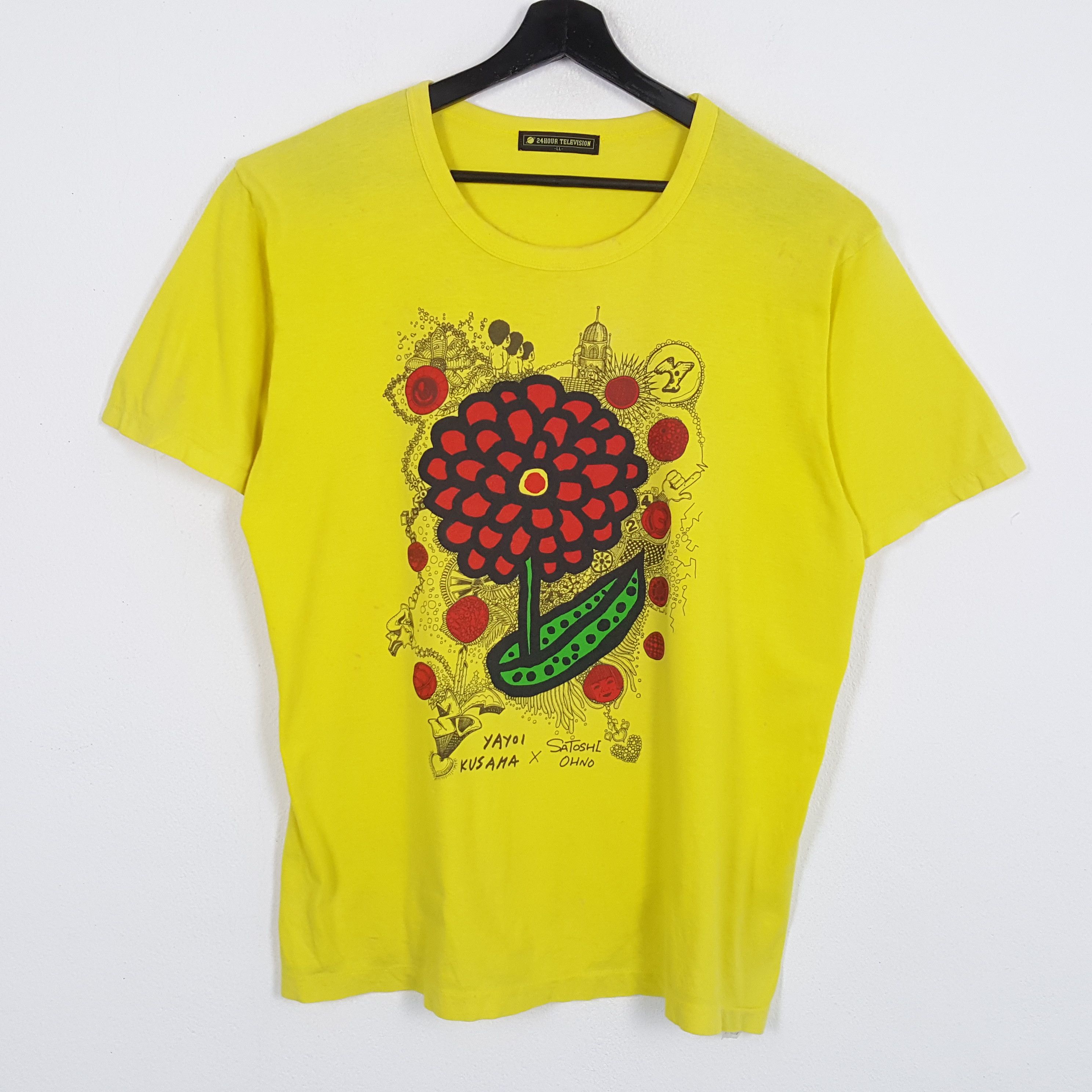 Vintage 24Hour Television Tshirt YAYAOI KUSMA x SATOSHI OHNO Size US XL / EU 56 / 4 - 1 Thumbnail