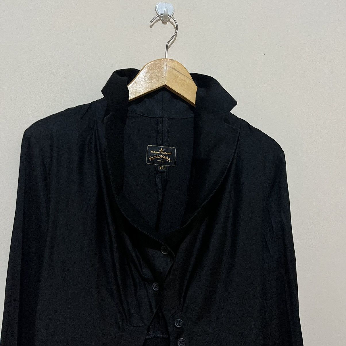 Vivienne Westwood Vivienne Westwood Anglomania black button midi Dress Size M / US 6-8 / IT 42-44 - 2 Thumbnail