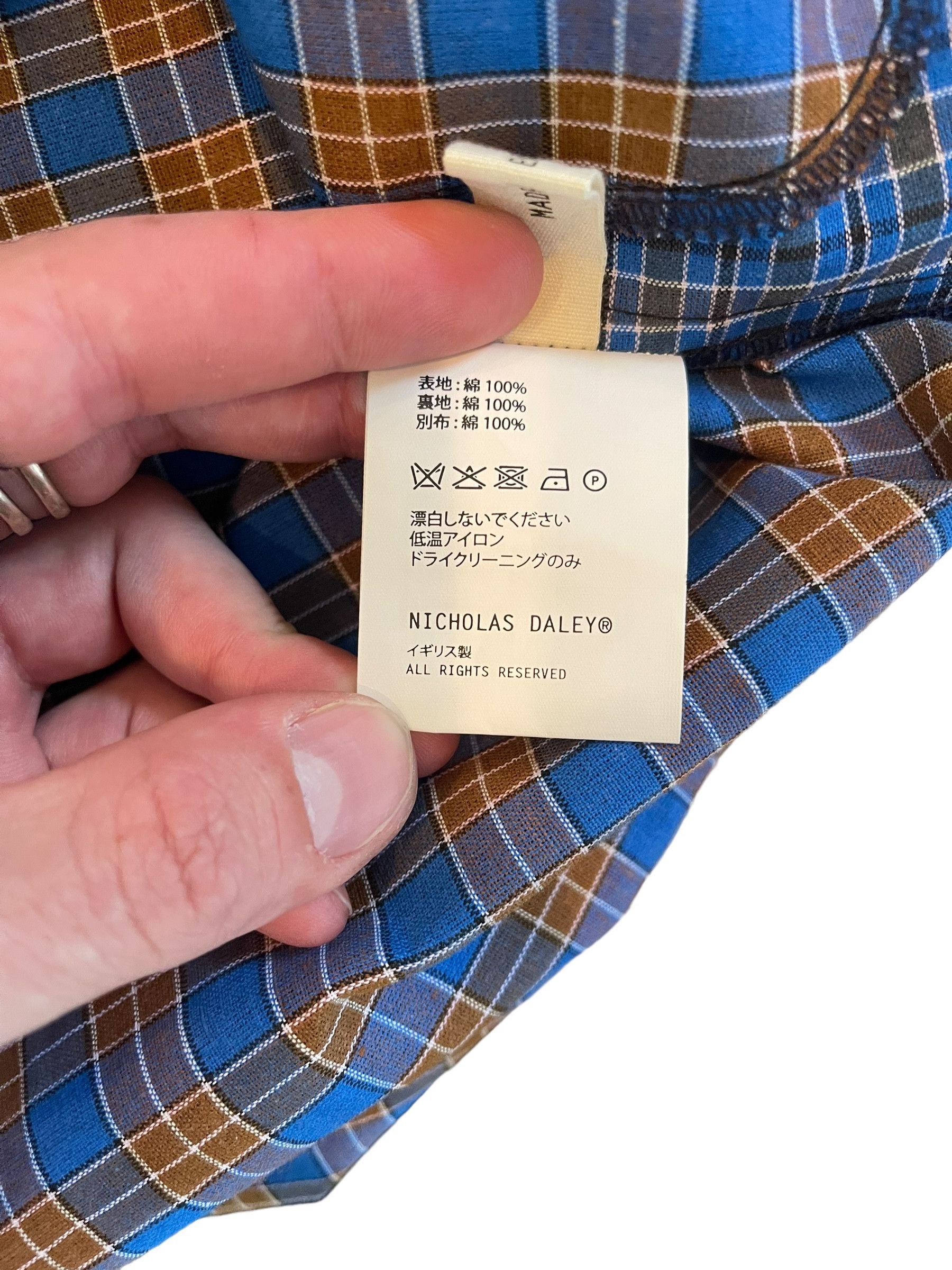 Nicholas Daley New with Tags Nicholas Daley Panel Quarter Button Down Size US XL / EU 56 / 4 - 15 Thumbnail