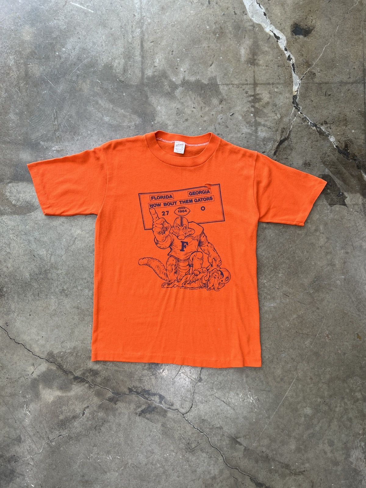 NCAA × Vintage Vintage 1984 Florida Gators Single Stitch Tee Medium Size US M / EU 48-50 / 2 - 2 Thumbnail