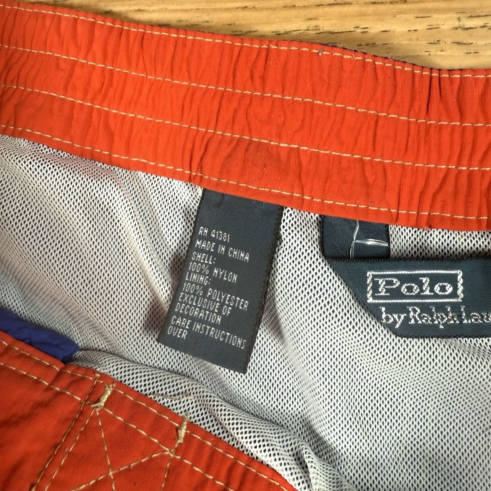 Polo Ralph Lauren VINTAGE Polo Ralph Lauren Trunks Bottom Mens Large Lined Blue USA Size US L / EU 52-54 / 3 - 5 Thumbnail
