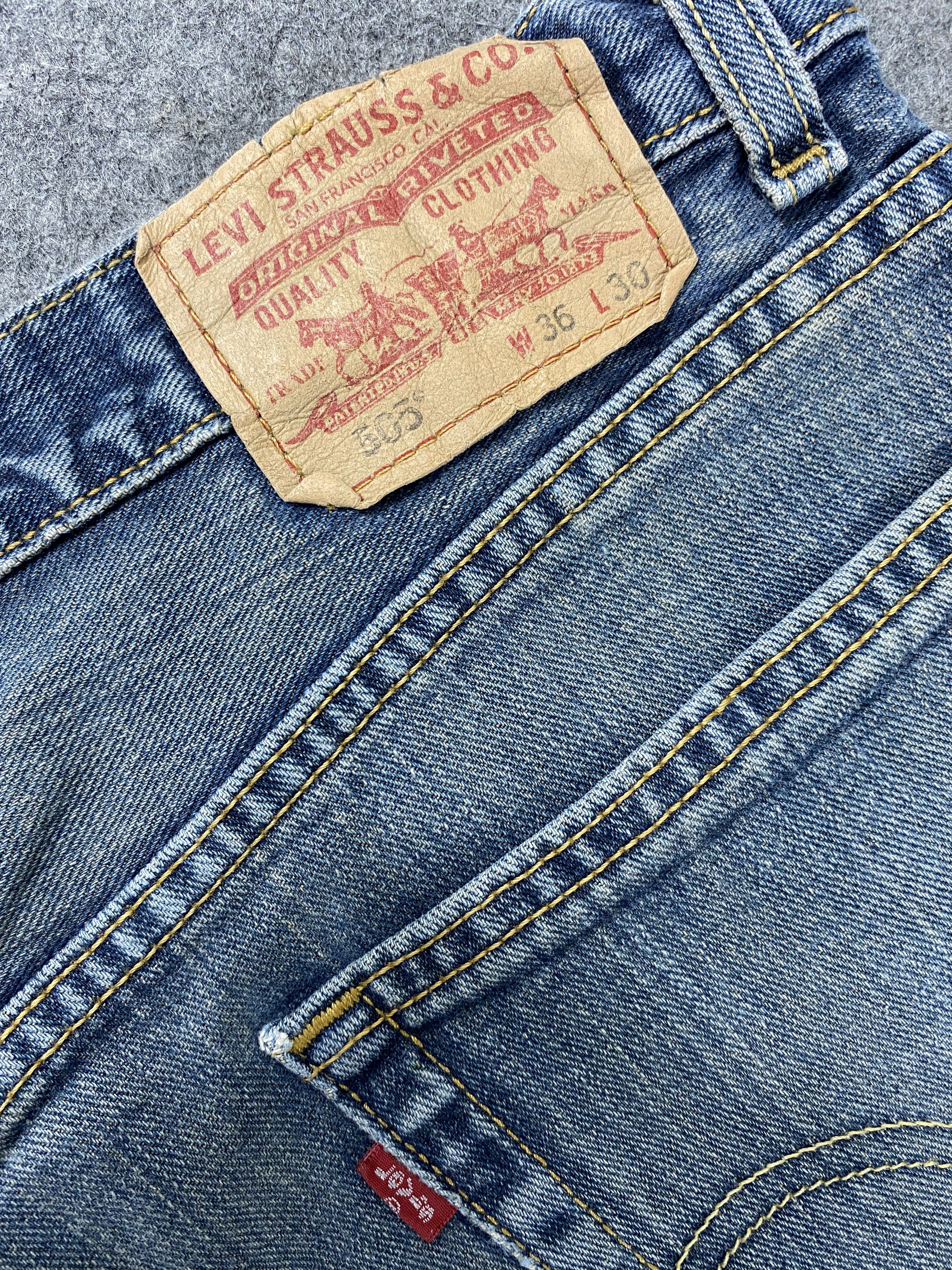 Levi's Faded Blue Vintage Levi's 505 Jeans 36x30.5 Denim -JN2179 Size US 36 / EU 52 - 9 Thumbnail