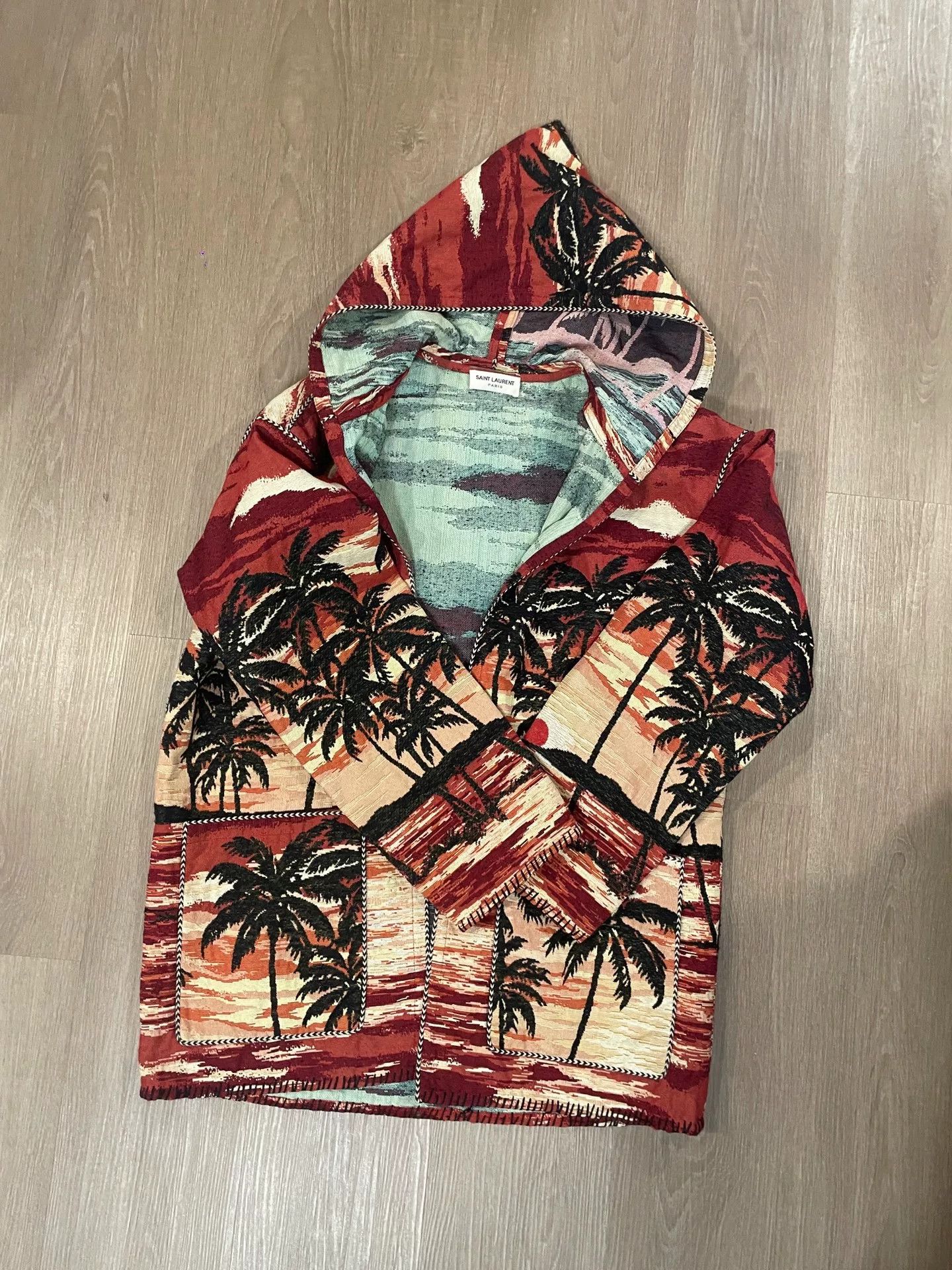 Hedi Slimane Saint Laurent 2016 SS Palm Tree Jacket Size US M / EU 48-50 / 2 - 1 Thumbnail