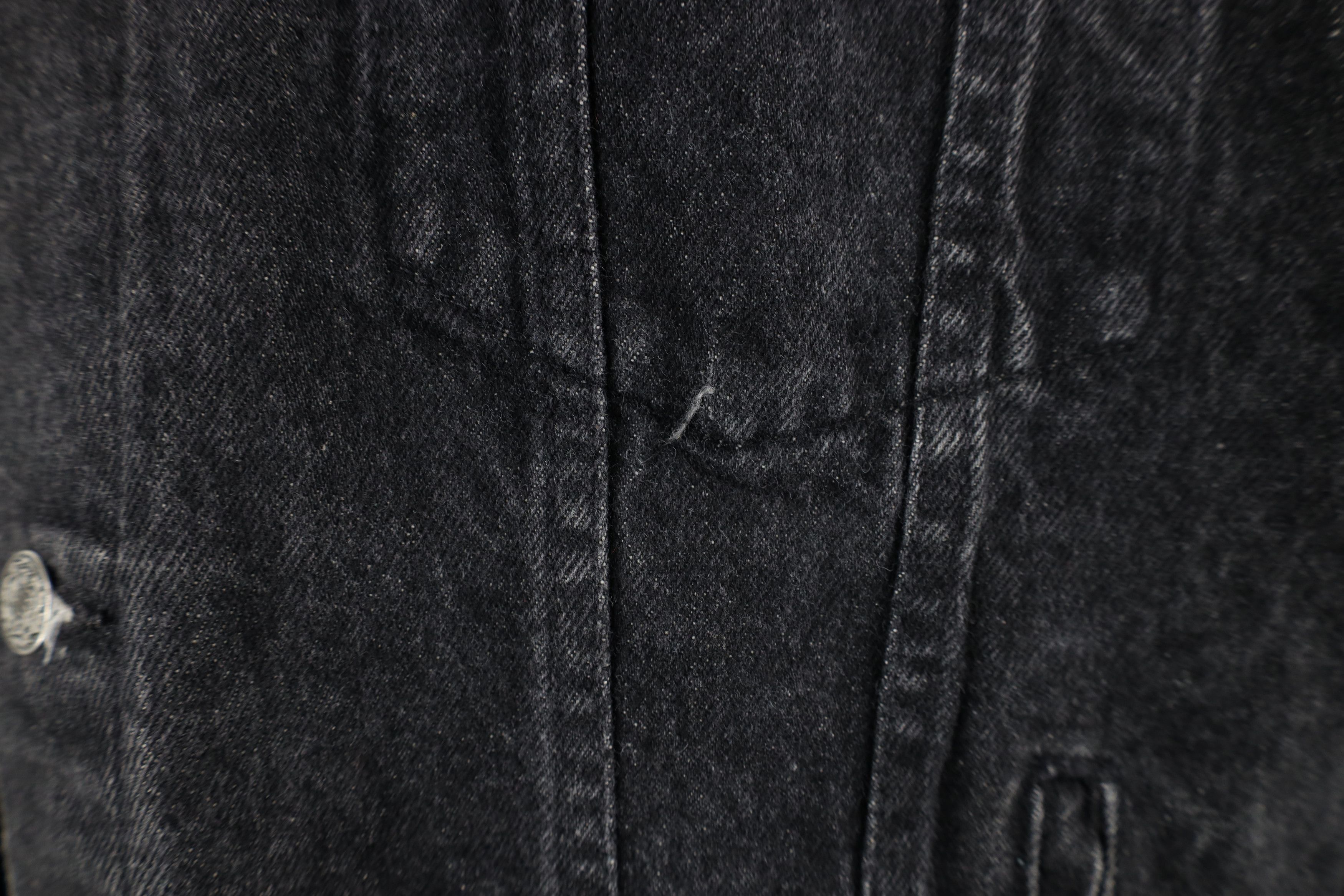 Vintage Vintage 90s Lite Beer Clint Black Denim Trucker Jacket USA Size US L / EU 52-54 / 3 - 6 Thumbnail
